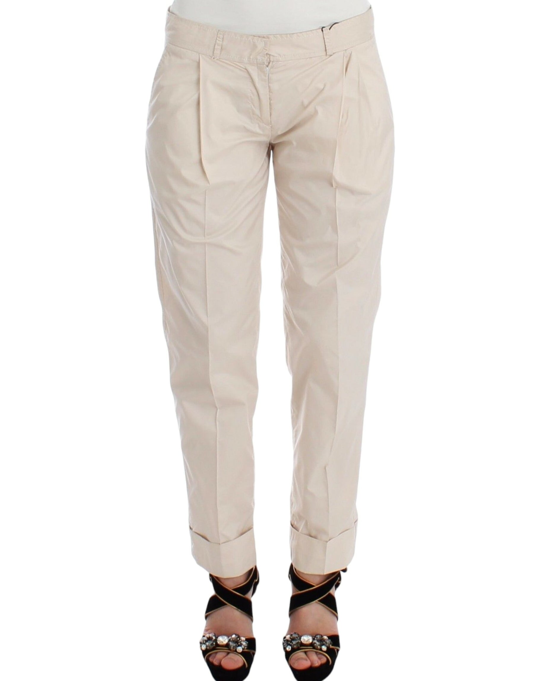 Ermanno Scervino Beige Chinos Casual Dress Pants Khakis | Regal Royce