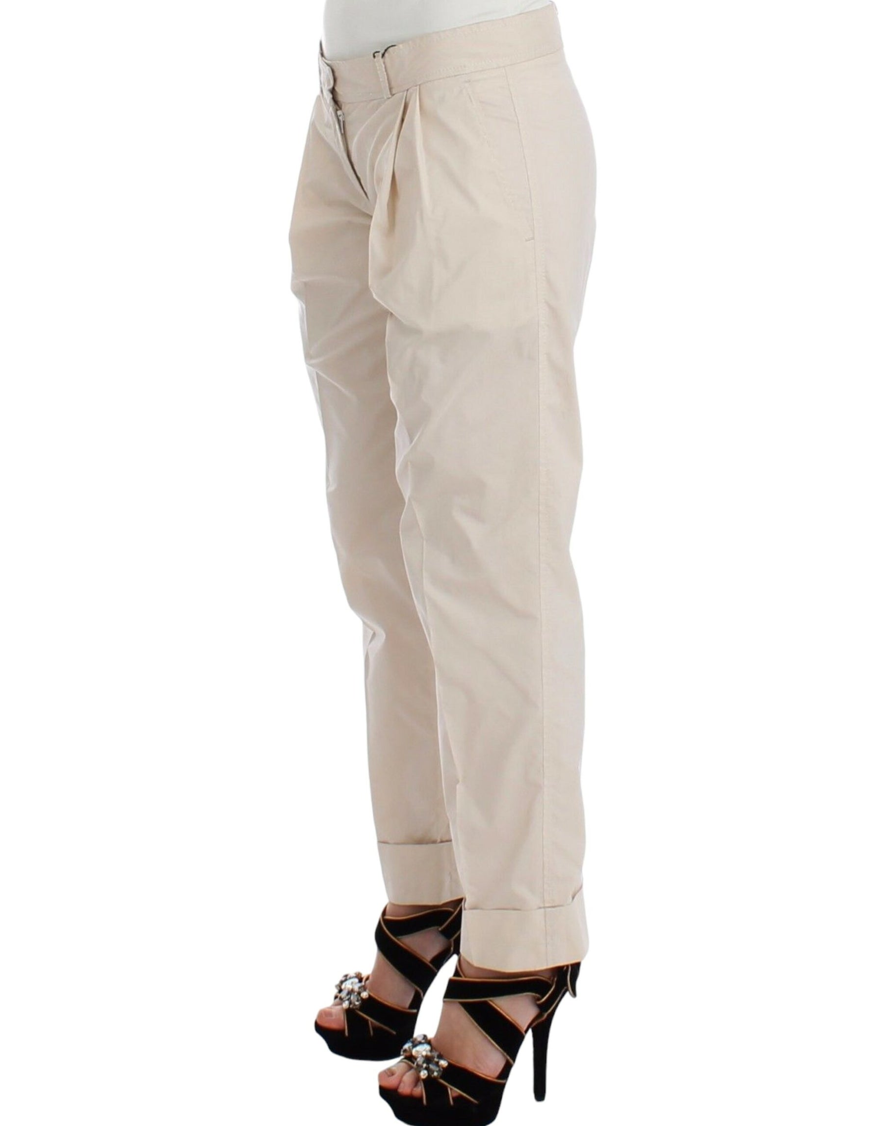 Ermanno Scervino Beige Chinos Casual Dress Pants Khakis | Regal Royce