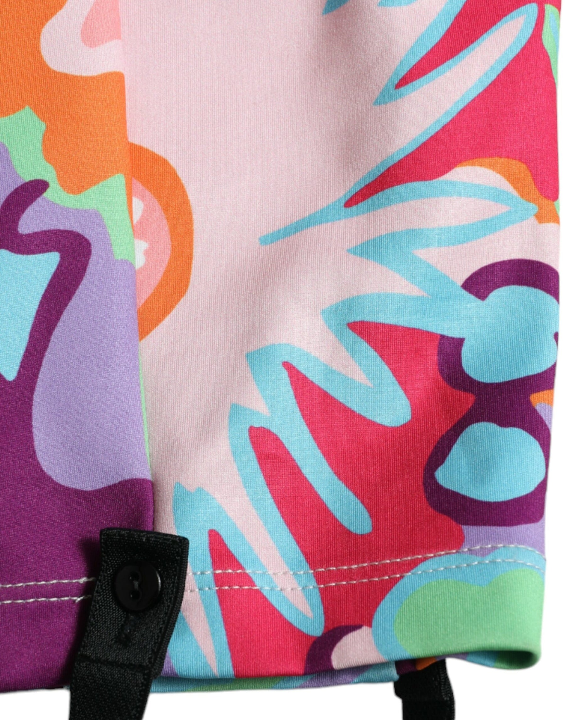 Dolce & Gabbana Multicolor Floral High Waist Leggings Pants | Regal Royce