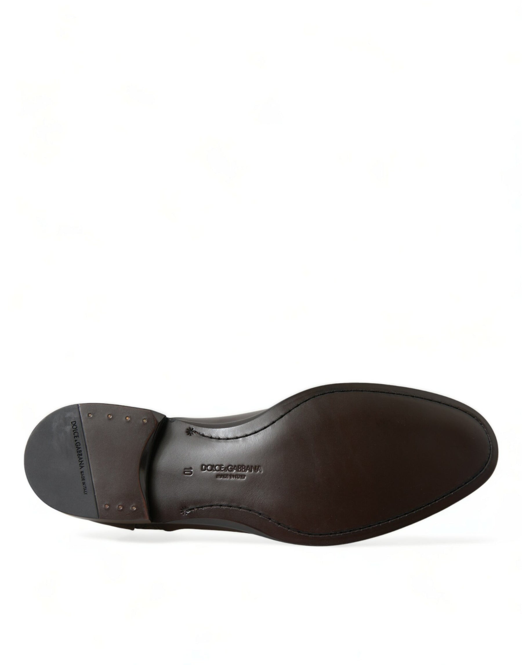 Dolce & Gabbana Brown Exotic Leather Formal Men Dress Shoes | Regal Royce