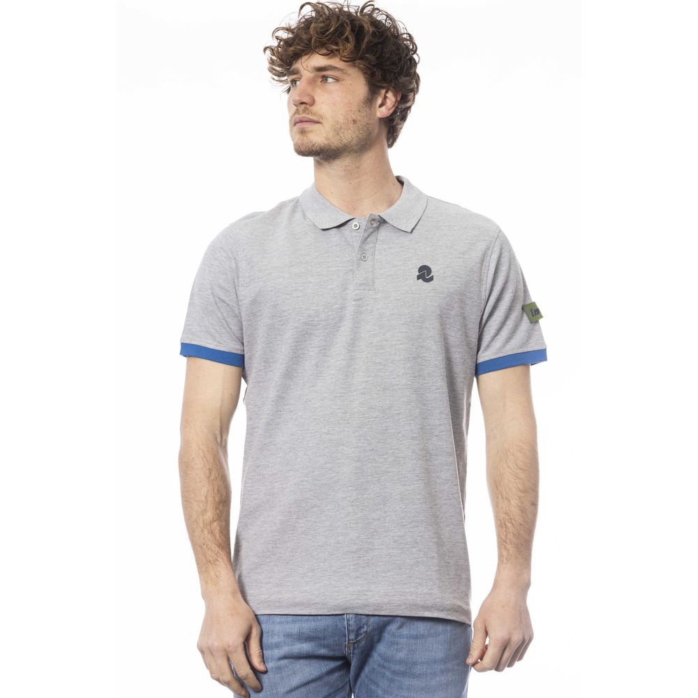 Invicta Gray Cotton Men Polo Shirt | Regal Royce