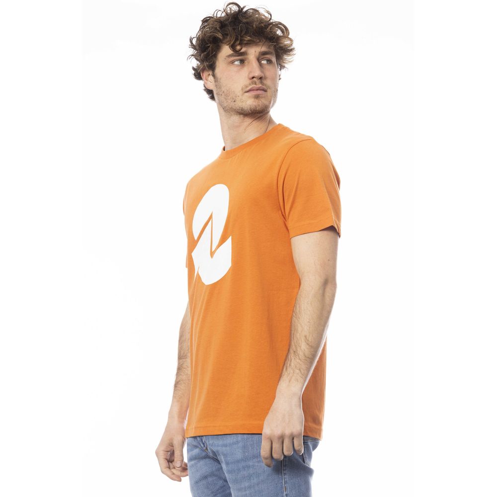 Invicta Orange Cotton Men T-Shirt | Regal Royce