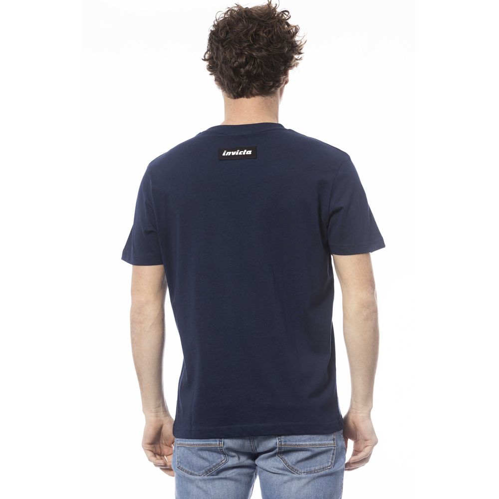 Invicta Blue Cotton Men's T-Shirt | Regal Royce