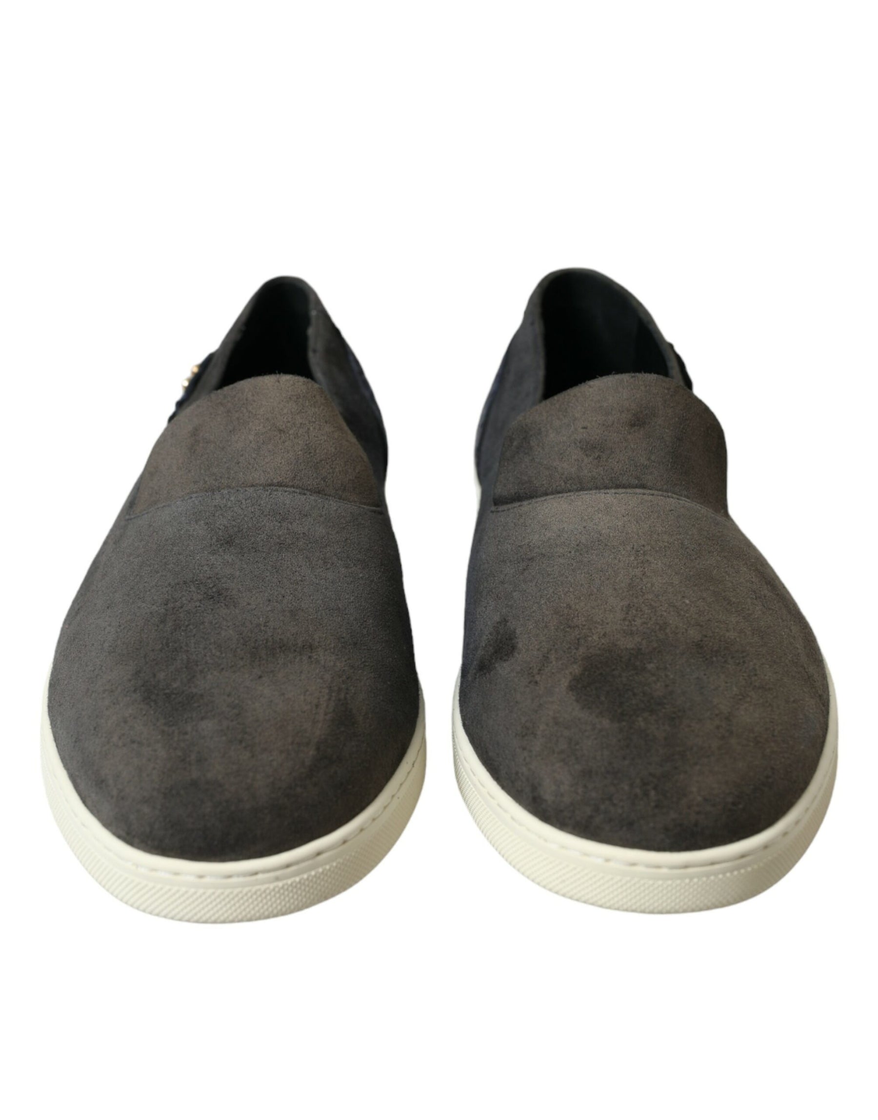 Dolce & Gabbana Blue Suede Caiman Men Loafers Slippers Shoes | Regal Royce