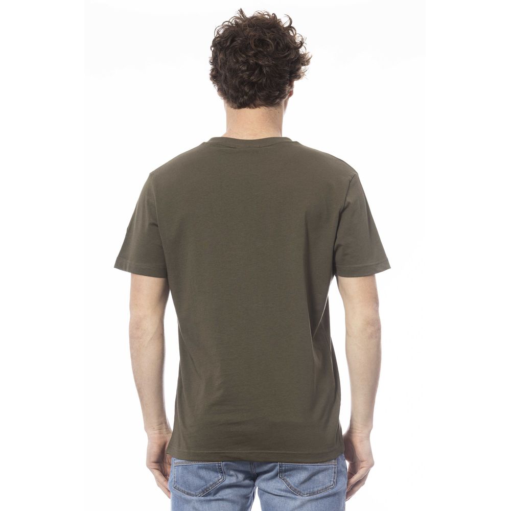 Invicta Green Cotton Men T-Shirt | Regal Royce