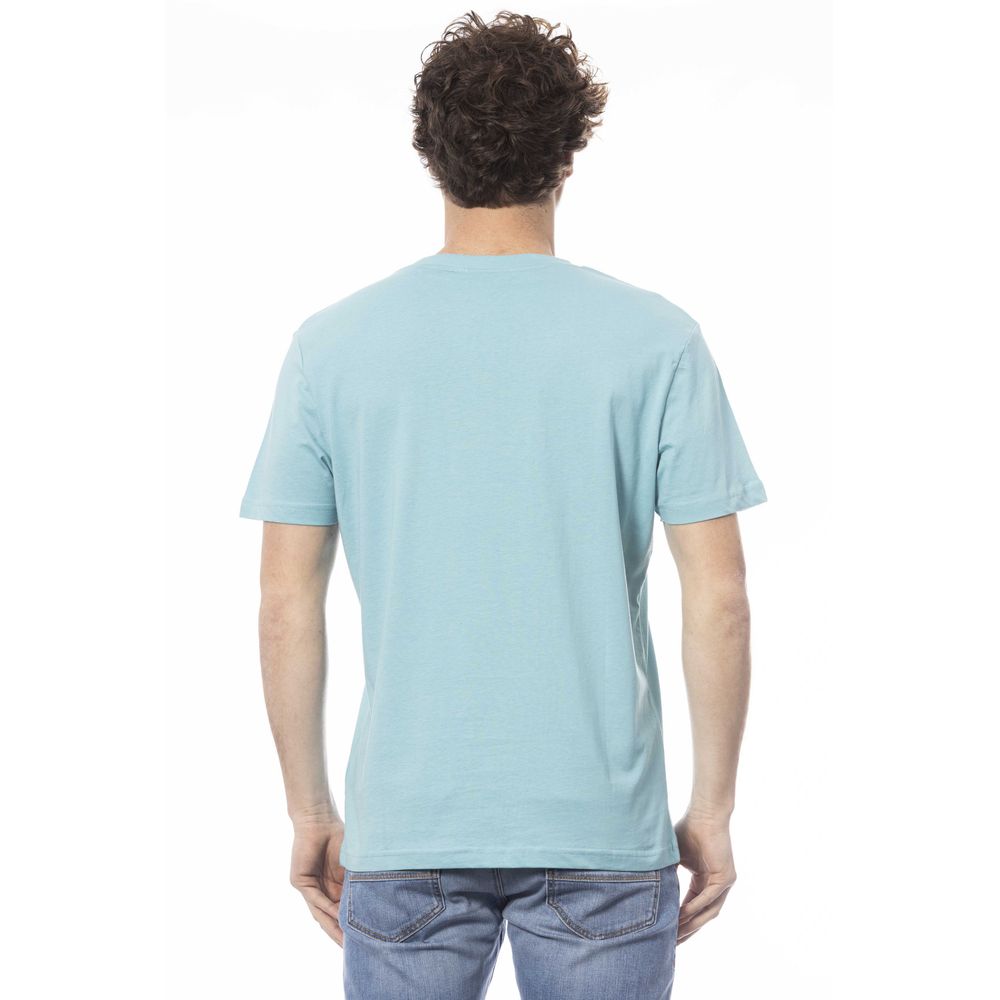 Invicta Light Blue Cotton Men T-Shirt | Regal Royce