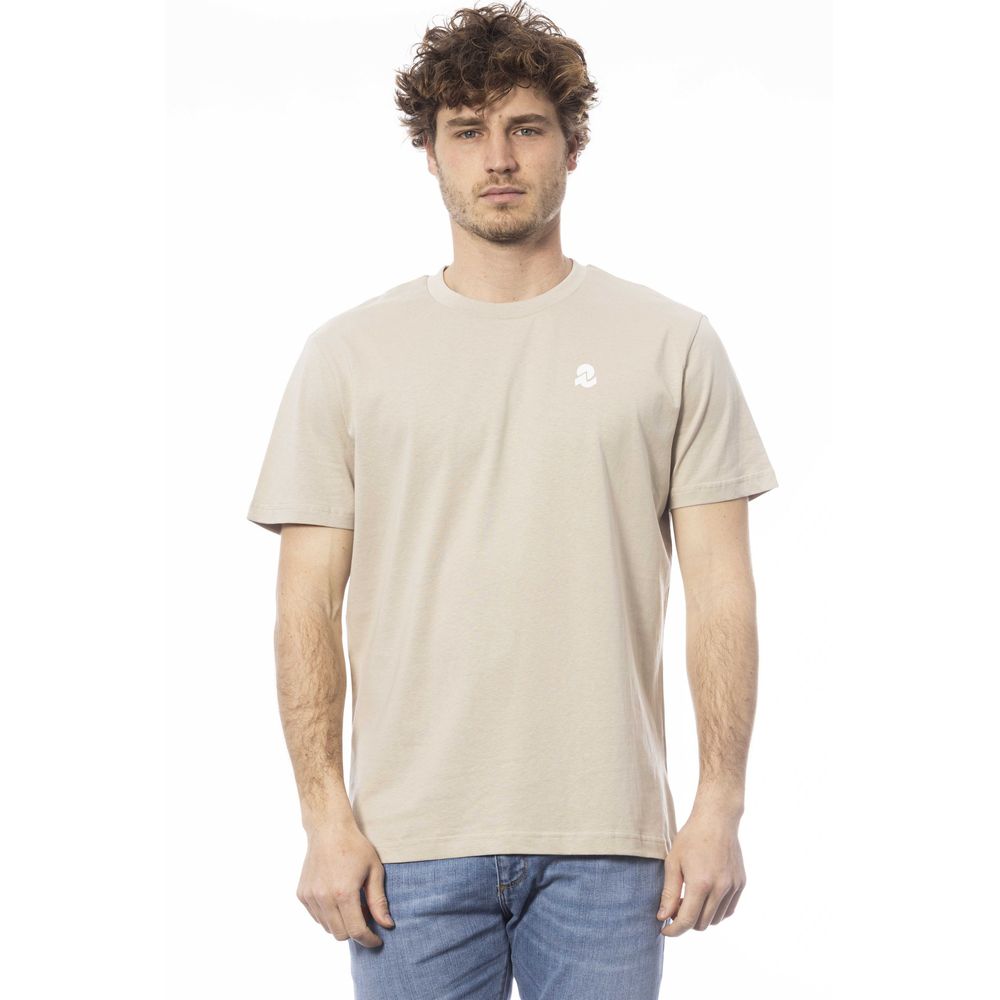 Invicta Beige Cotton Men T-Shirt | Regal Royce
