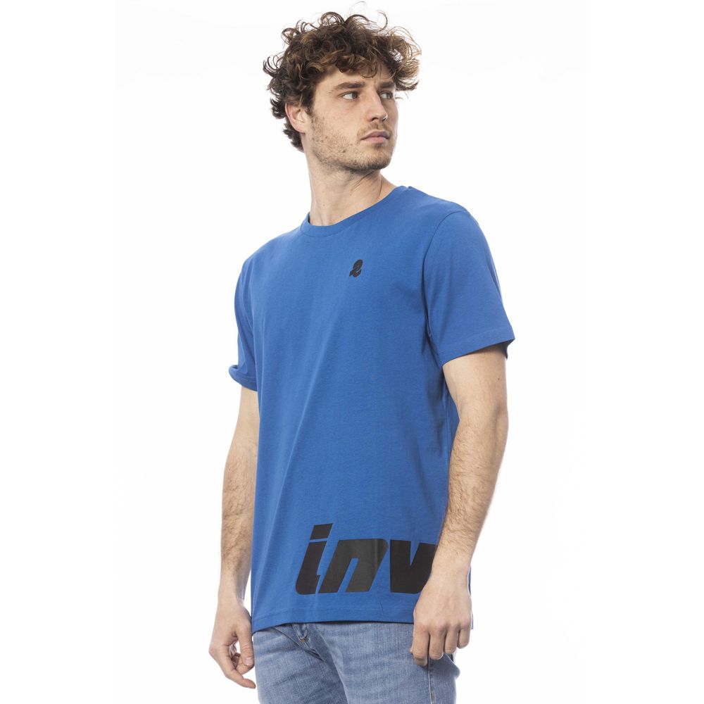 Invicta Blue Cotton Men T-Shirt | Regal Royce