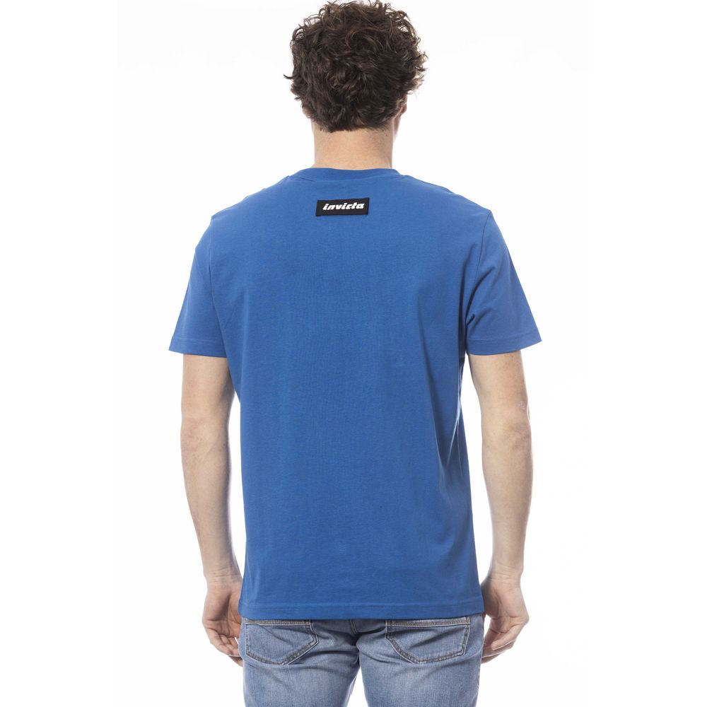 Invicta Blue Cotton Men's T-Shirt | Regal Royce