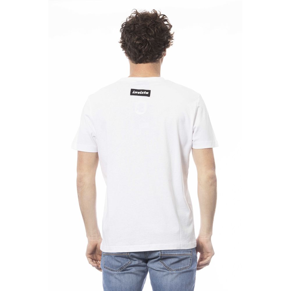 Invicta "White Cotton Men T-Shirt" | Regal Royce