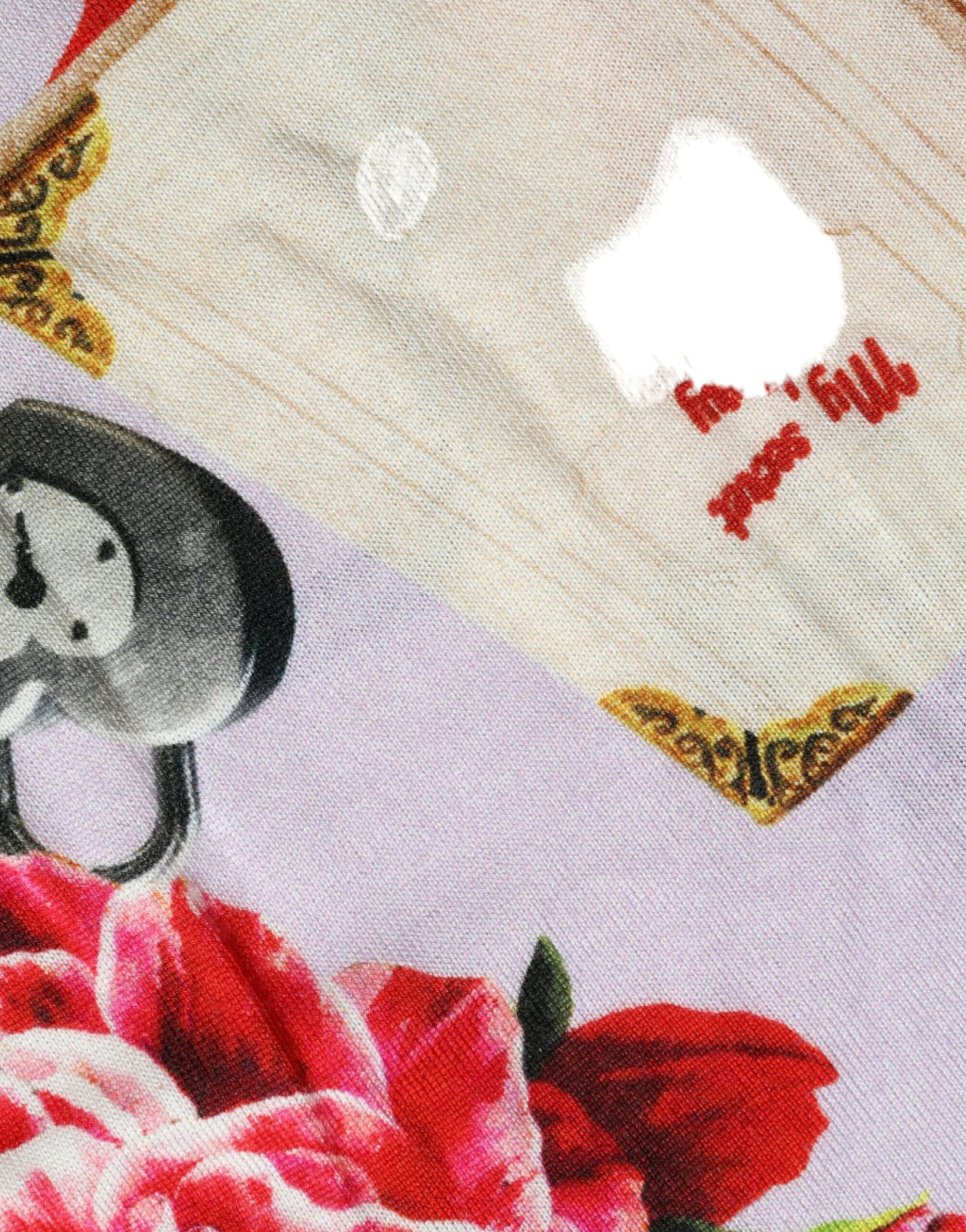 Dolce & Gabbana Multicolor Floral Padlock Butterfly Tank Top | Regal Royce