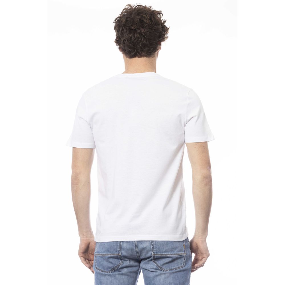 Ungaro Sport White Cotton Men T-Shirt | Regal Royce