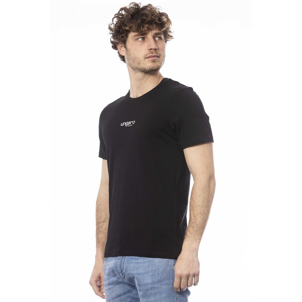 Ungaro Sport Black Cotton T-Shirt