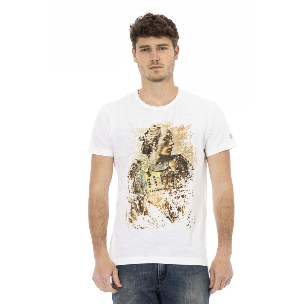 Trussardi Action White Cotton Men's T-Shirt | Regal Royce