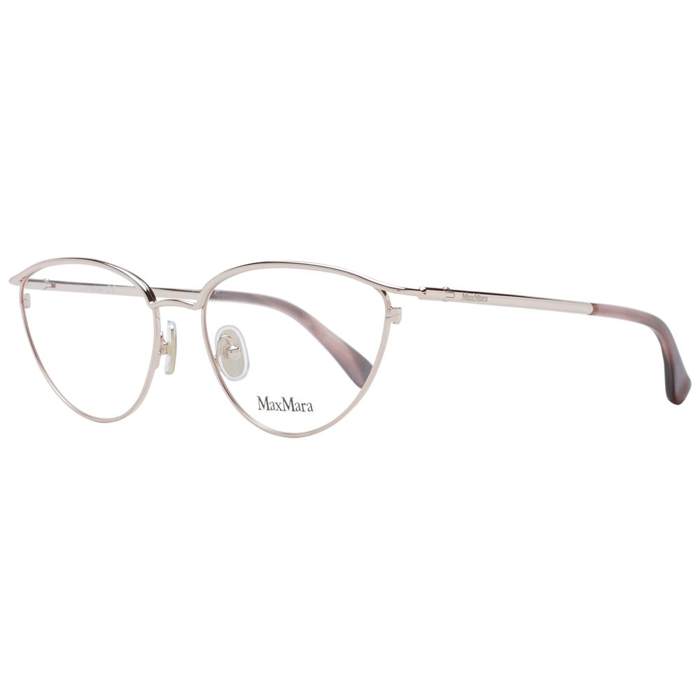 Max Mara Rose Gold Metal Glasses (Frames) | Regal Royce