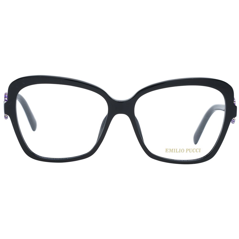 Emilio Pucci Black Plastic Glasses (Frames) | Regal Royce