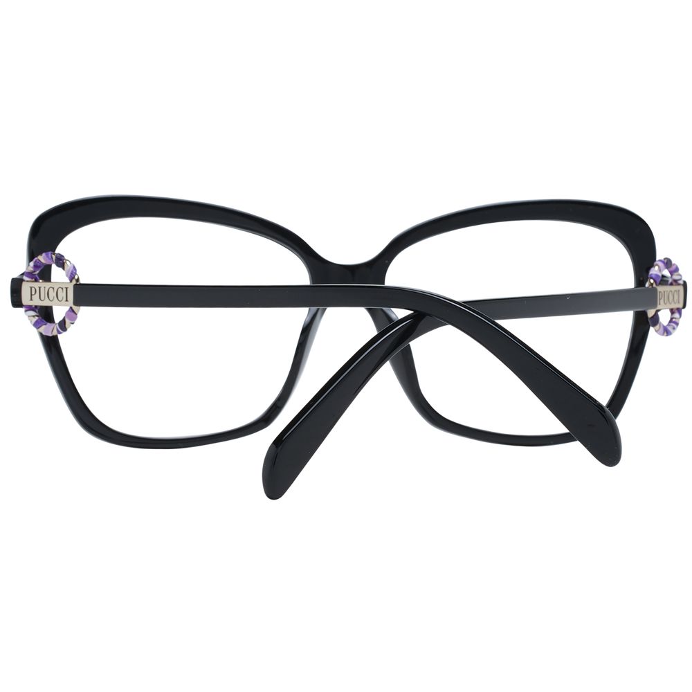 Emilio Pucci Black Plastic Glasses (Frames) | Regal Royce
