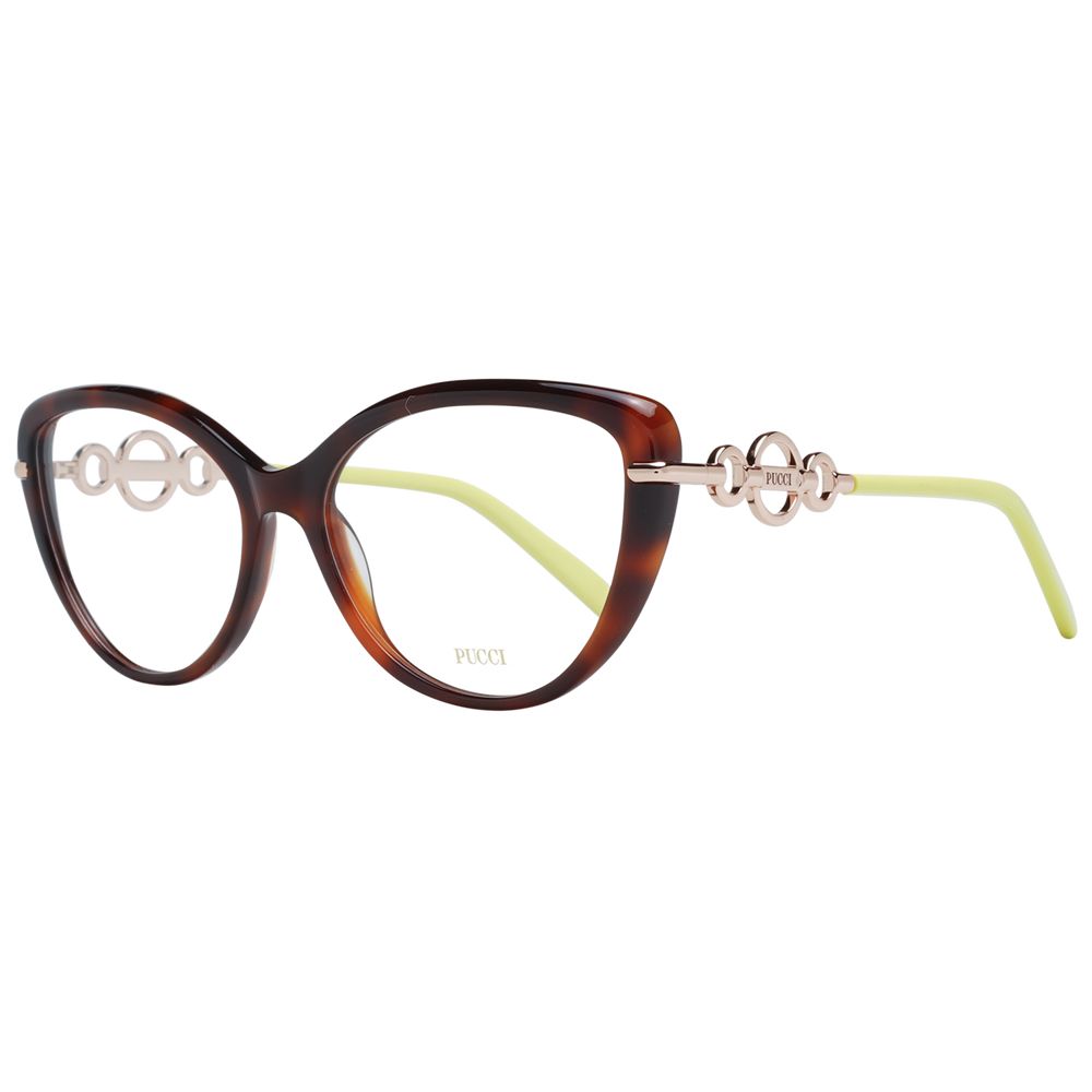 Emilio Pucci Brown Plastic Glasses (Frames) | Regal Royce