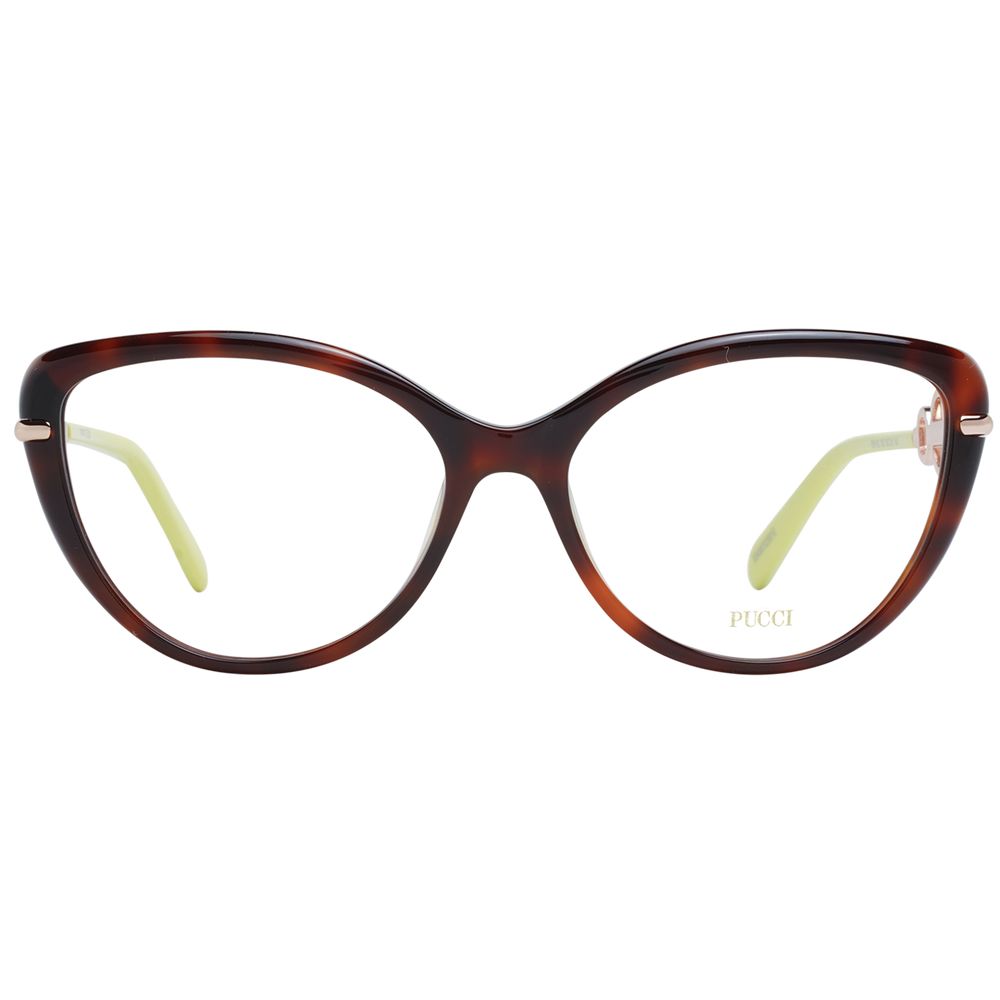 Emilio Pucci Brown Plastic Glasses (Frames) | Regal Royce