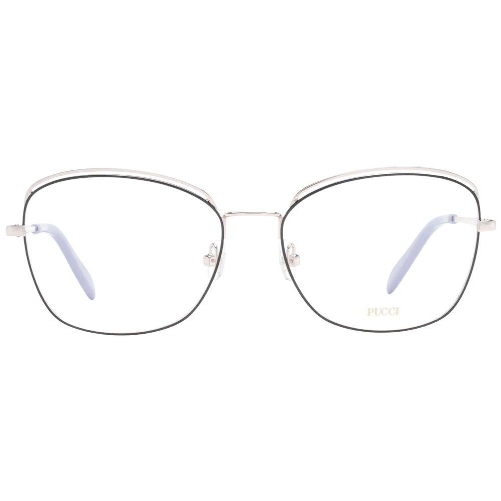 Emilio Pucci Black Metal Glasses (Frames) | Regal Royce