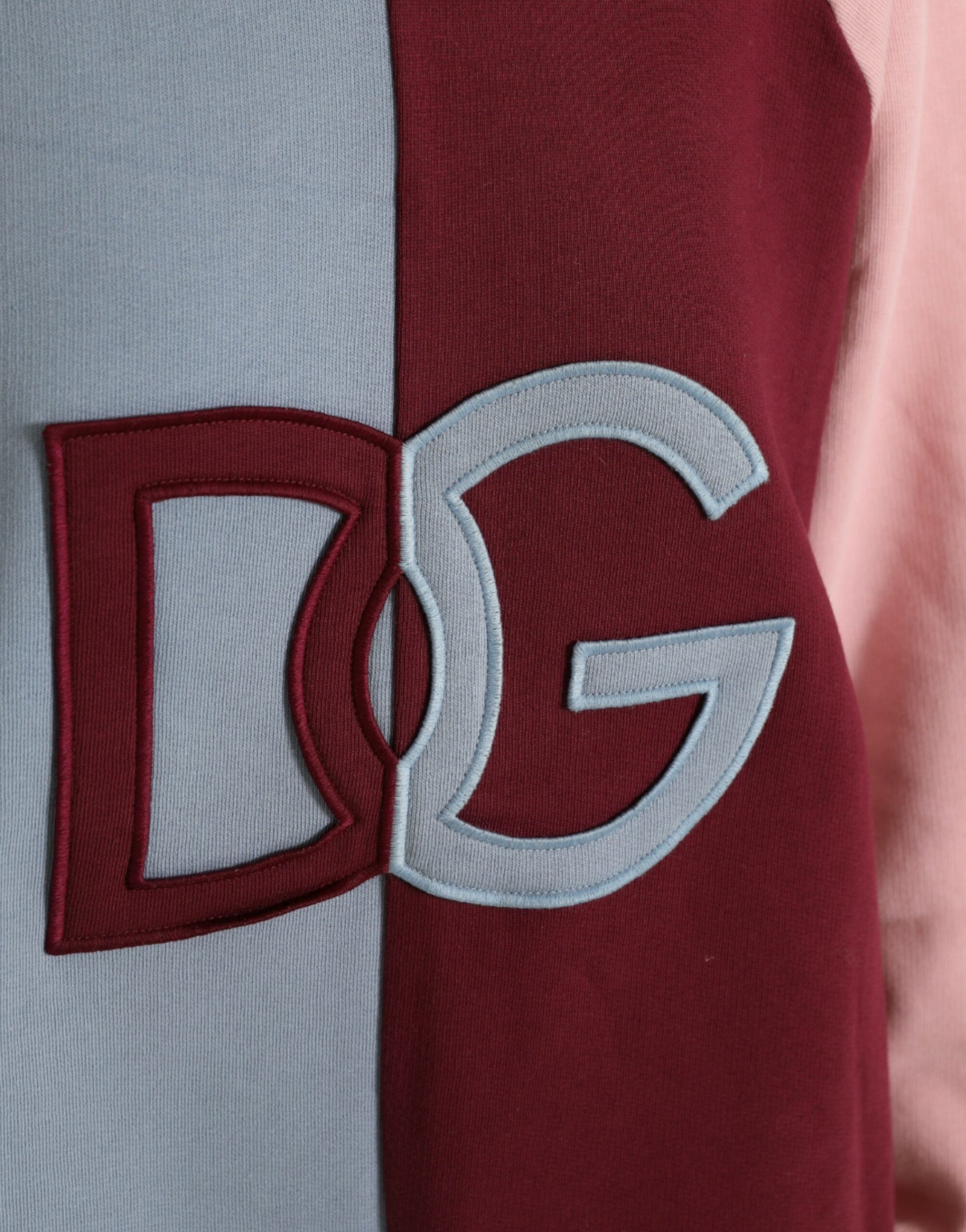 Dolce & Gabbana Multicolor Cotton Crewneck Pullover Sweater | Regal Royce