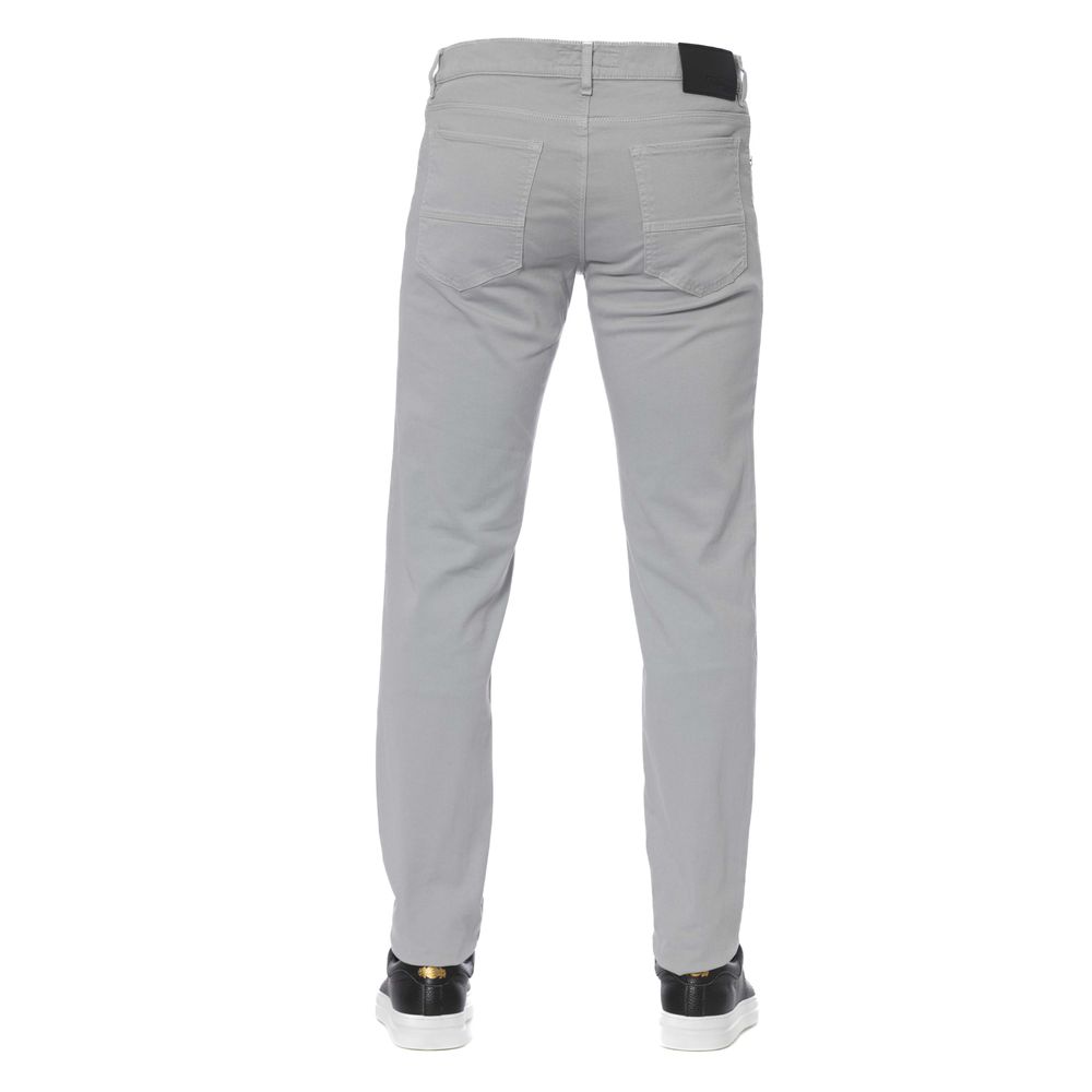 Trussardi Jeans Gray Cotton Men Jeans | Regal Royce