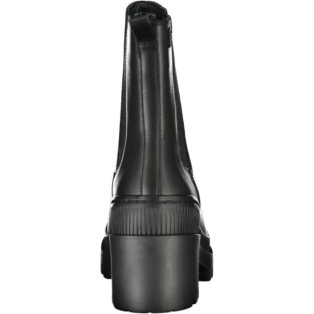 Tommy Hilfiger Black Polyester Boot | Regal Royce