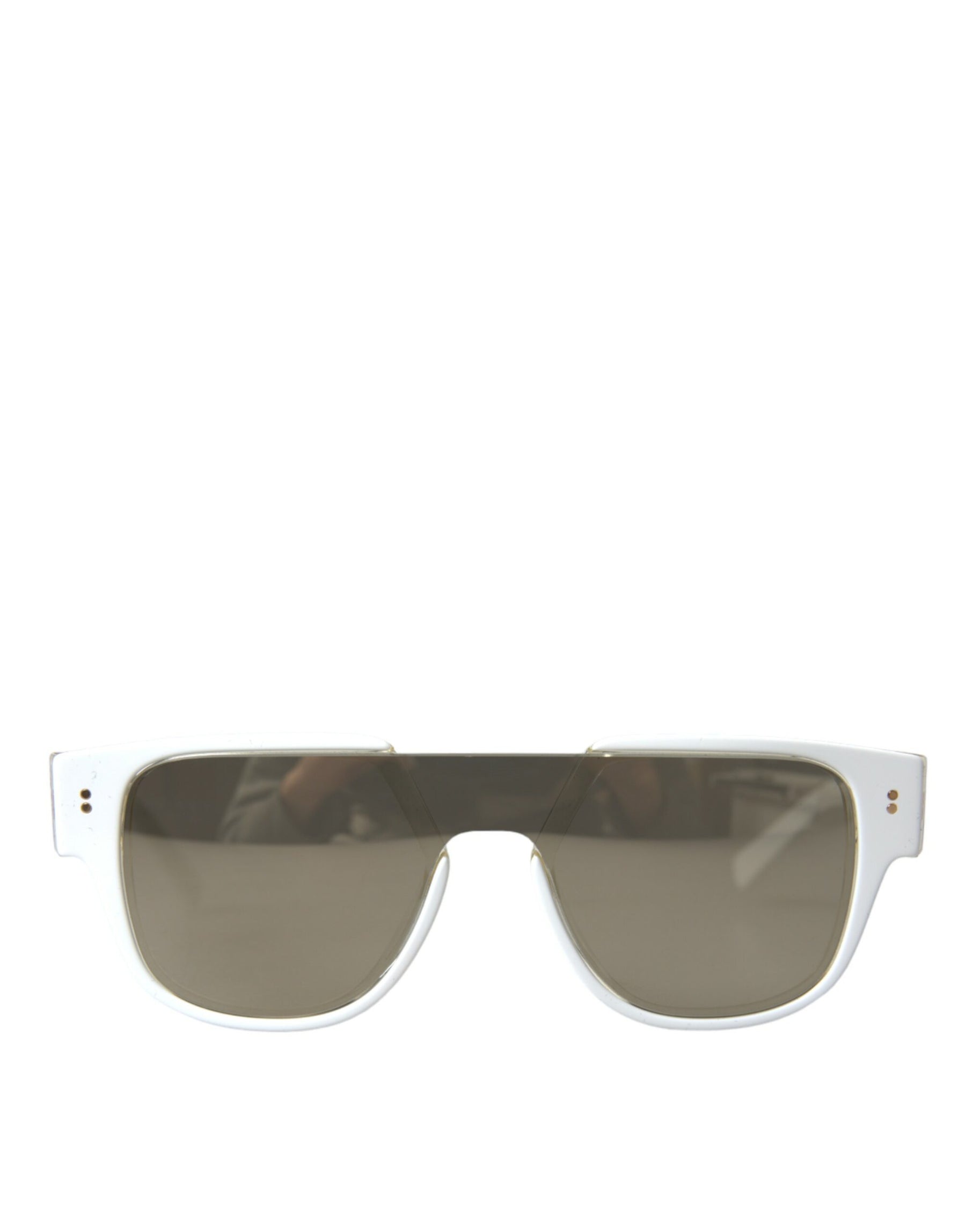 Dolce & Gabbana White Acetate Mirror Lenses DG4356 Sunglasses | Regal Royce