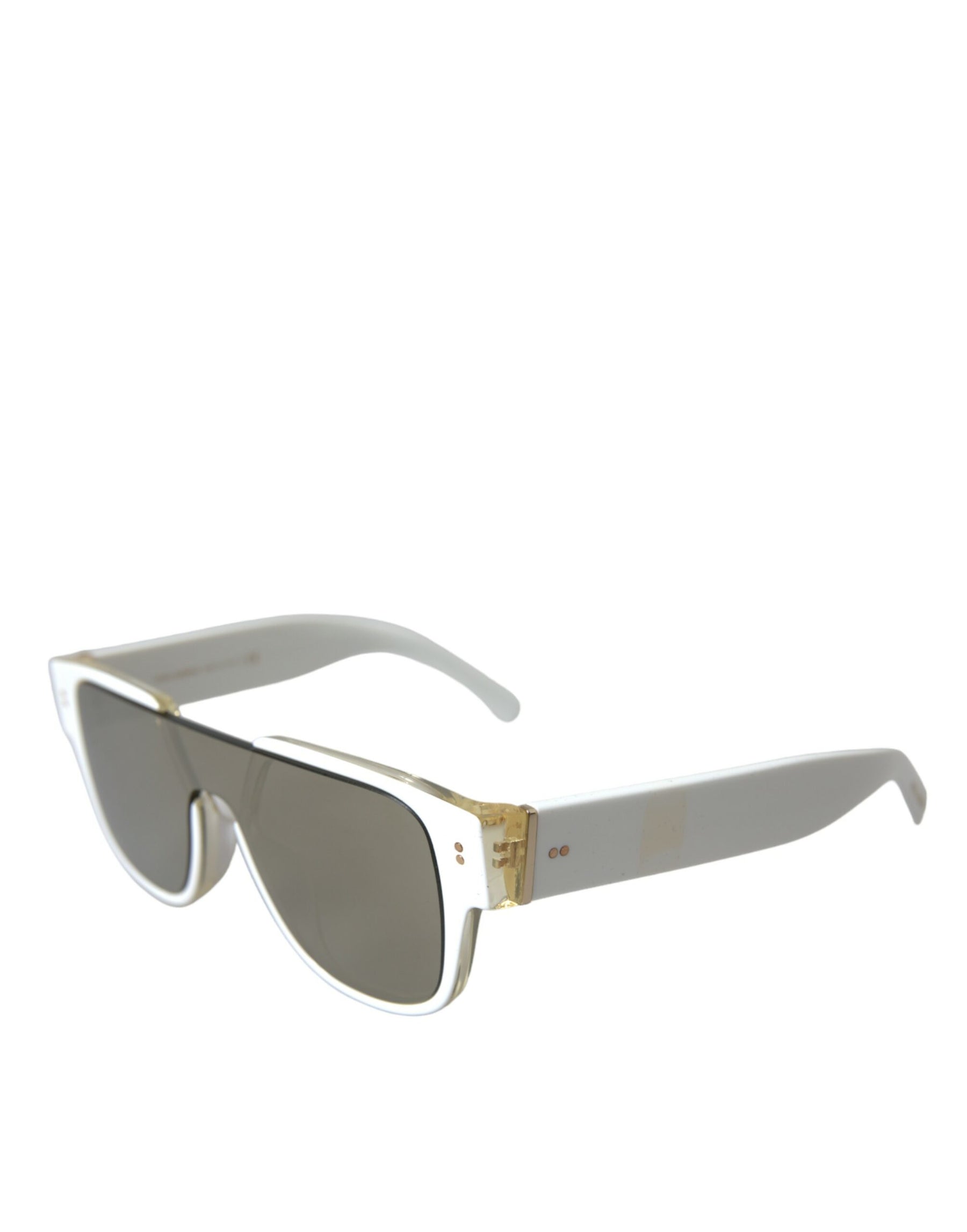 Dolce & Gabbana White Acetate Mirror Lenses DG4356 Sunglasses | Regal Royce