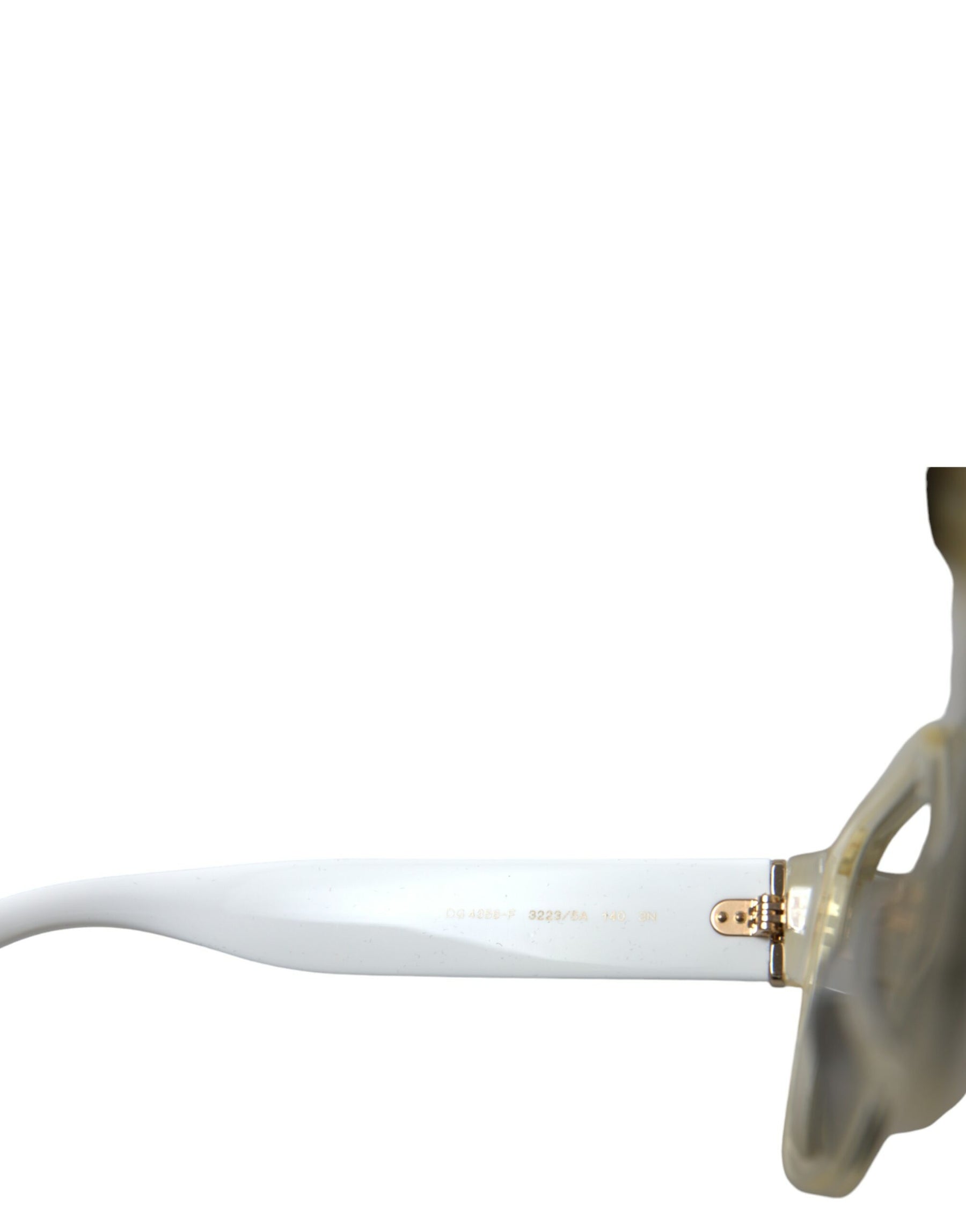 Dolce & Gabbana White Acetate Mirror Lenses DG4356 Sunglasses | Regal Royce