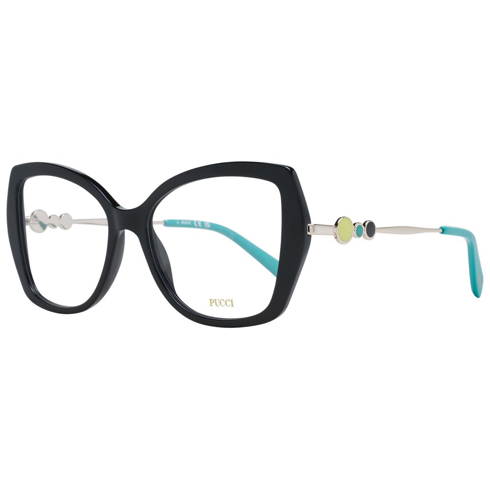 Emilio Pucci Black Plastic Glasses (Frames) | Regal Royce