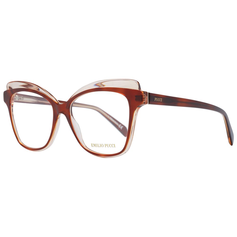 Emilio Pucci Brown Plastic Glasses (Frames) | Regal Royce