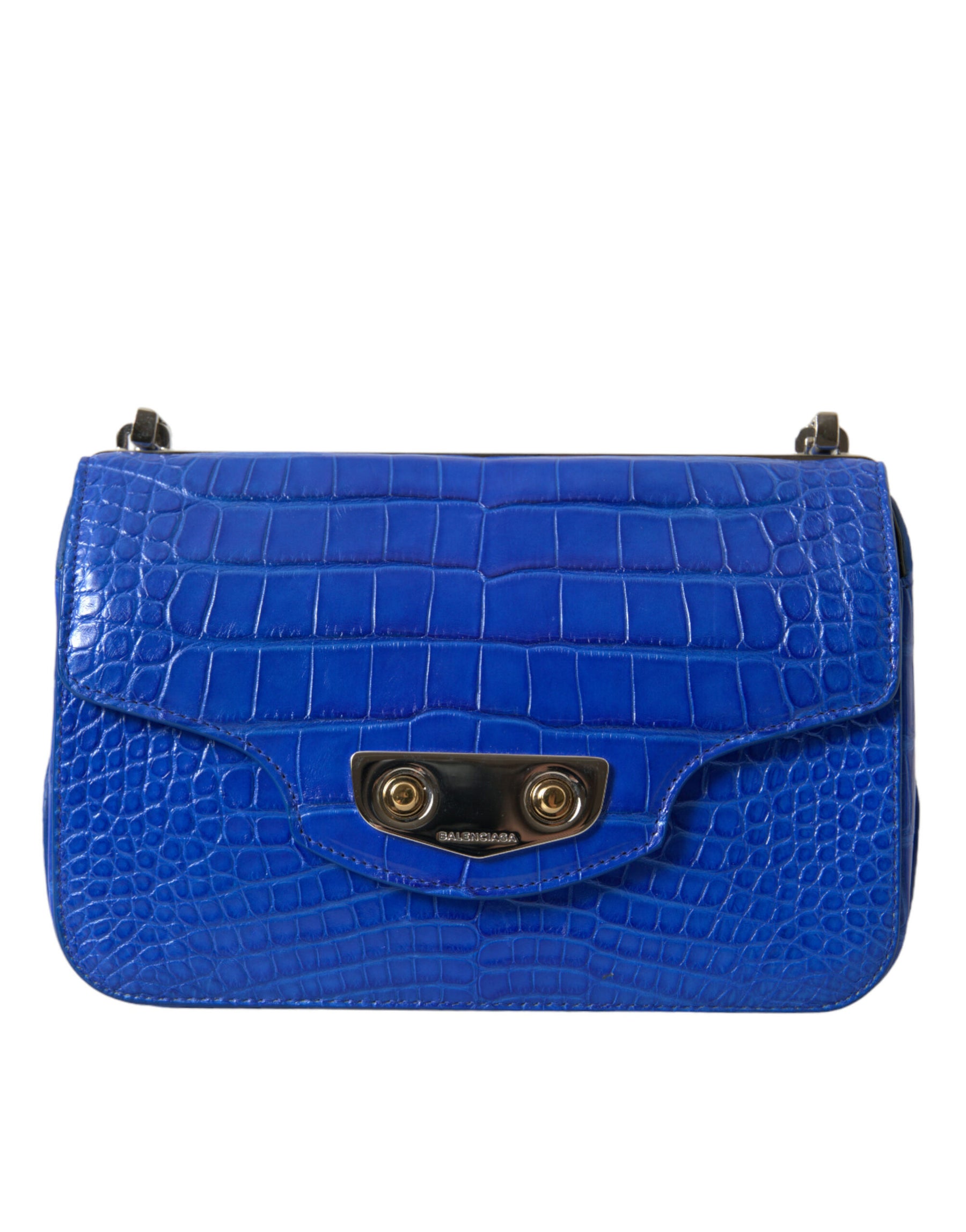 Balenciaga Blue Exotic Leather Neo Classic Purse Shoulder Handbag Bag | Regal Royce