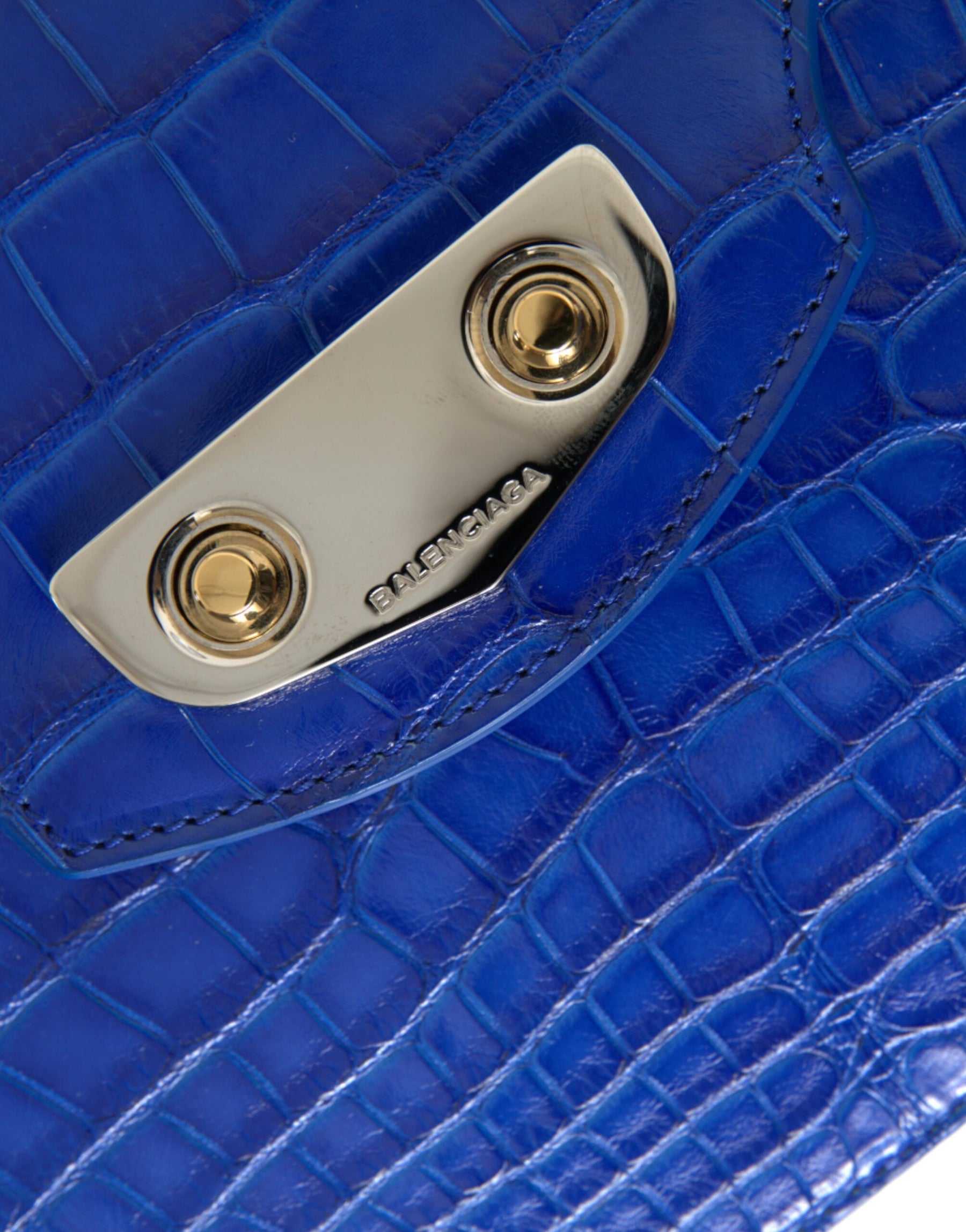 Balenciaga Blue Exotic Leather Neo Classic Small Shoulder Bag | Regal Royce