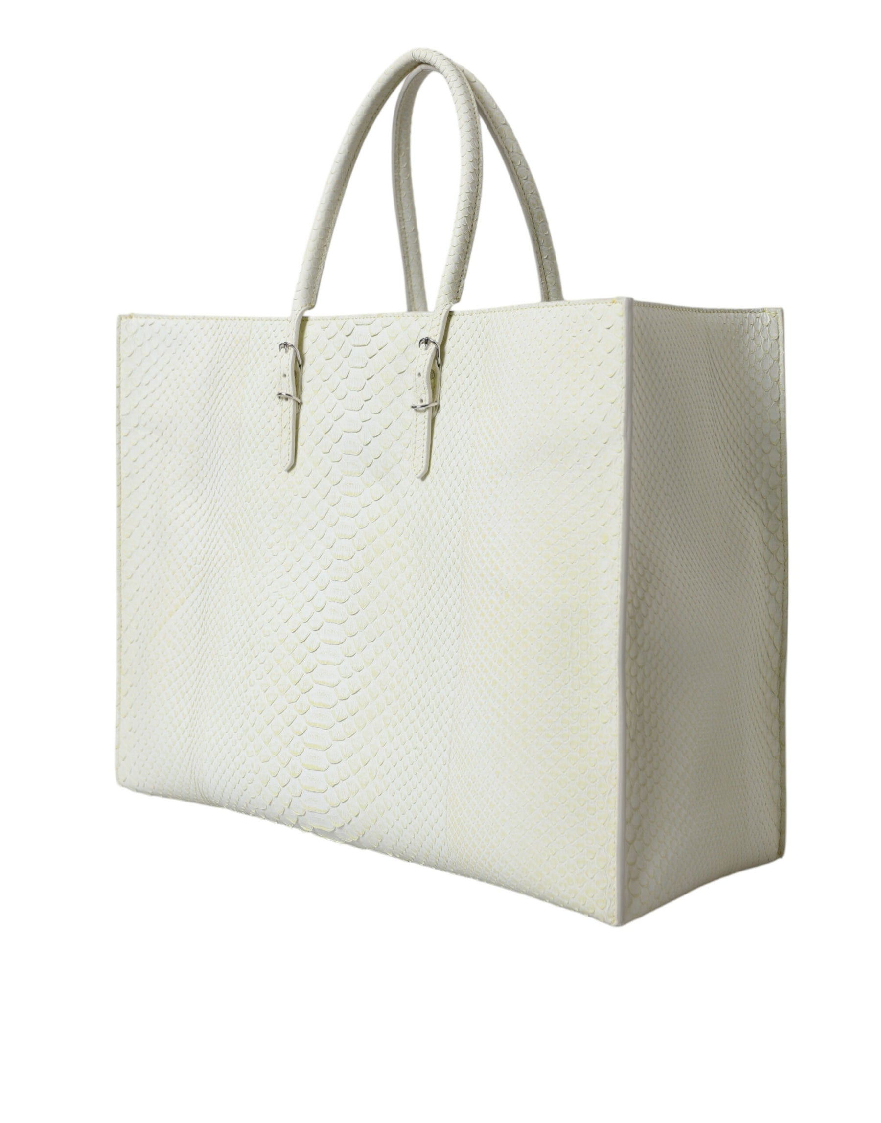 Balenciaga White Yellow Exotic Skin Leather Shopping Tote PAPIER Bag | Regal Royce