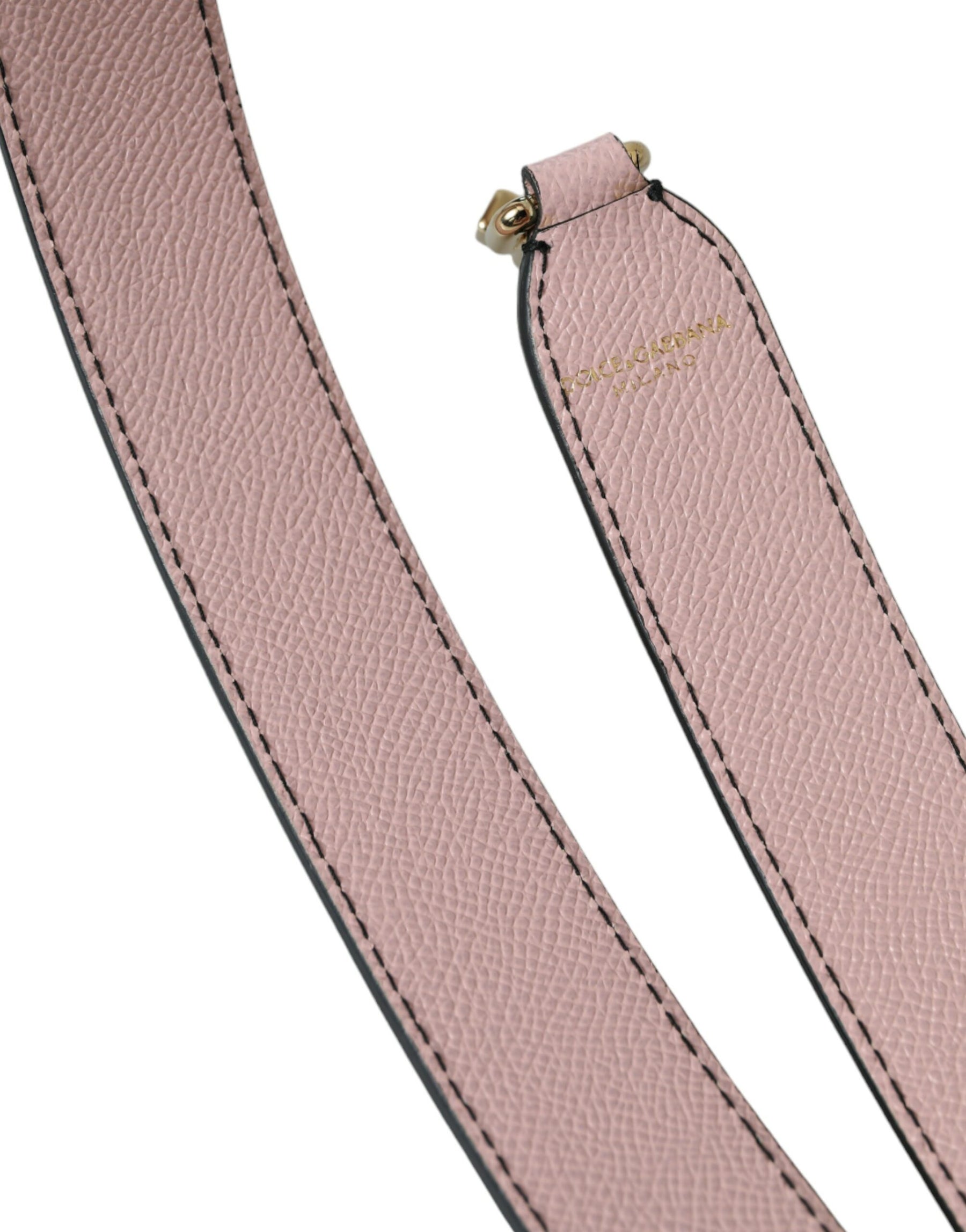 Dolce & Gabbana Pink Leather Handbag Accessory Shoulder Strap | Regal Royce