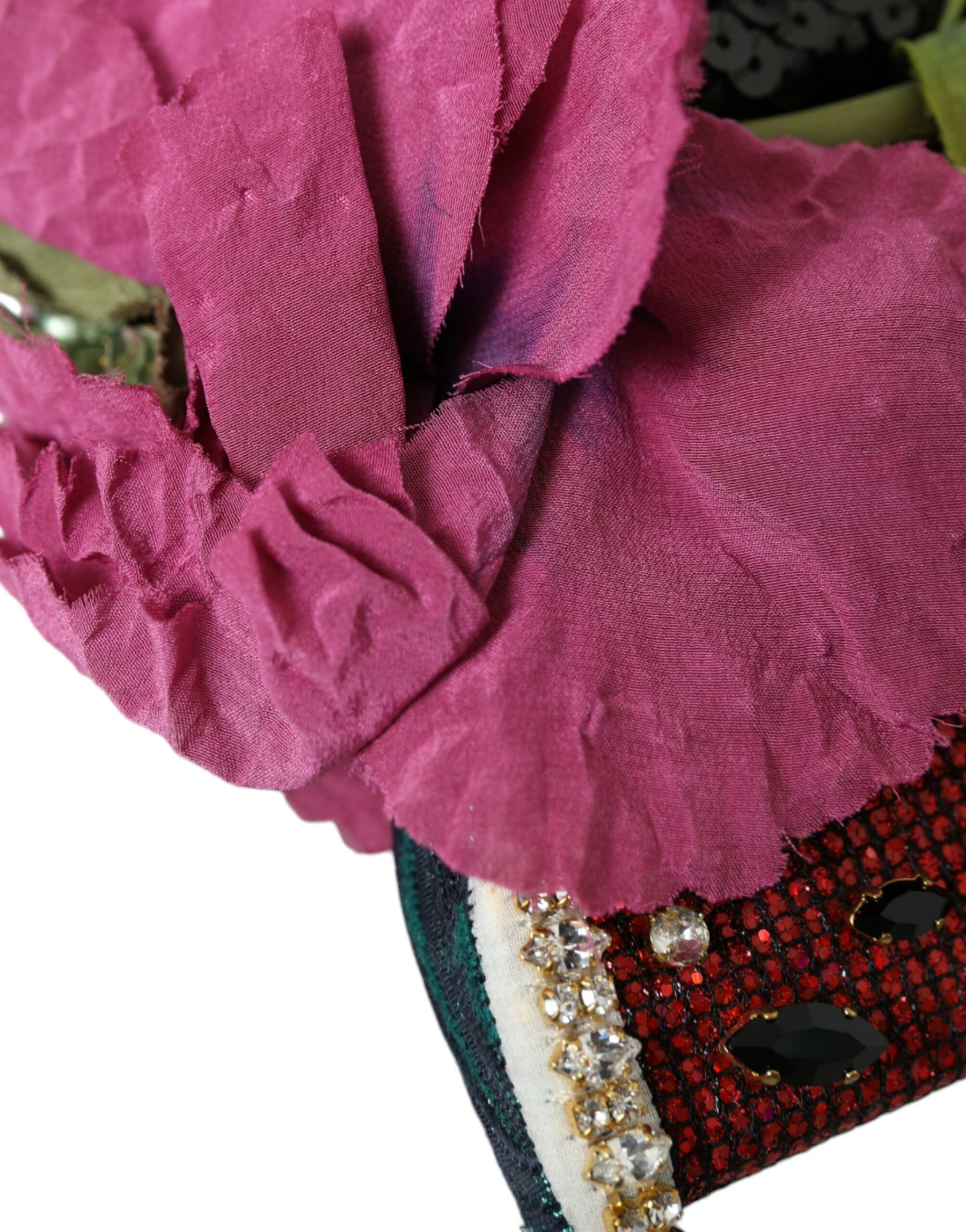 Dolce & Gabbana Red Watermelon Cherry Crystal Hairband Statement Diadem | Regal Royce