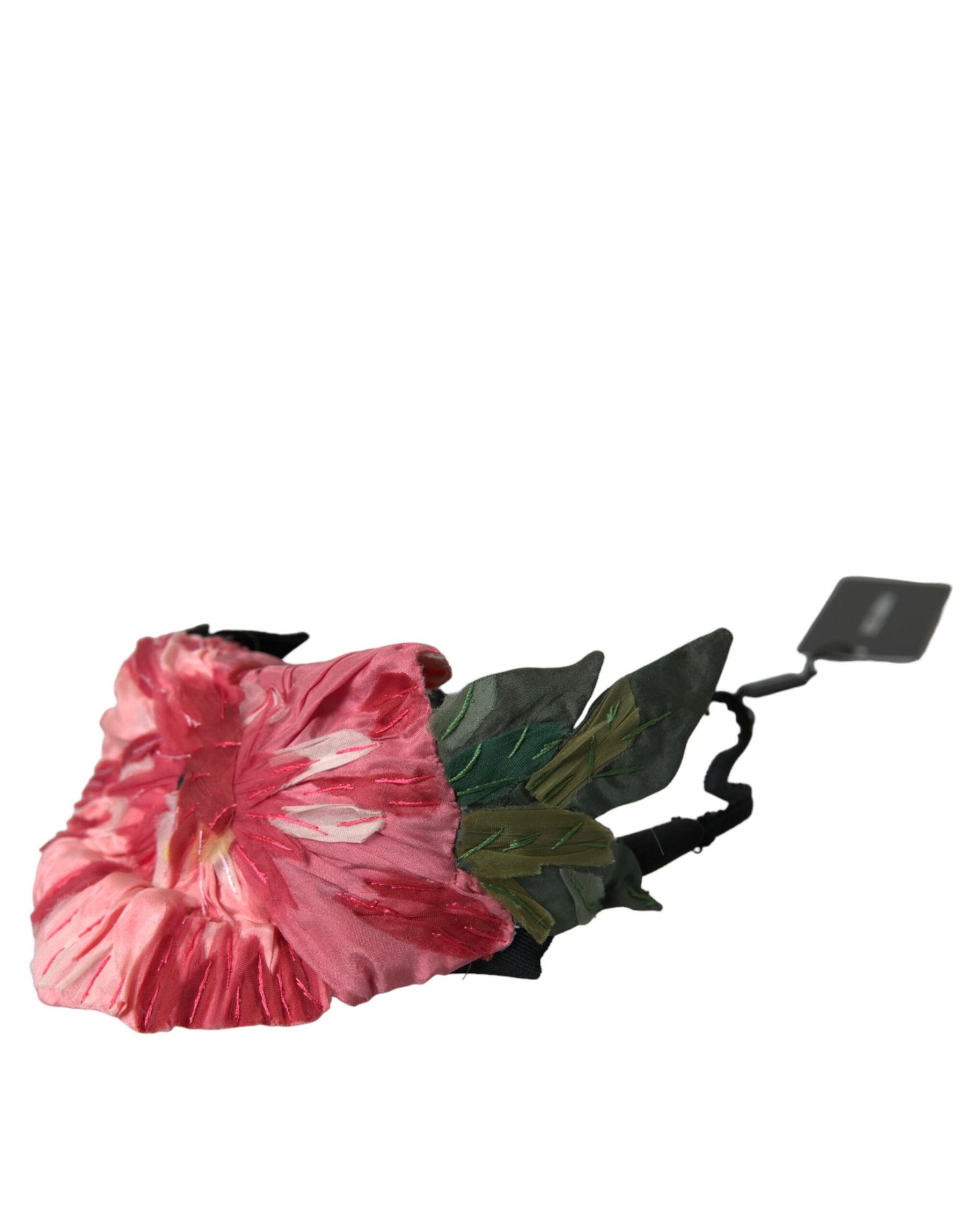 Dolce & Gabbana Black Viscose White Hair Parrucchiera Headband Diadem | Regal Royce