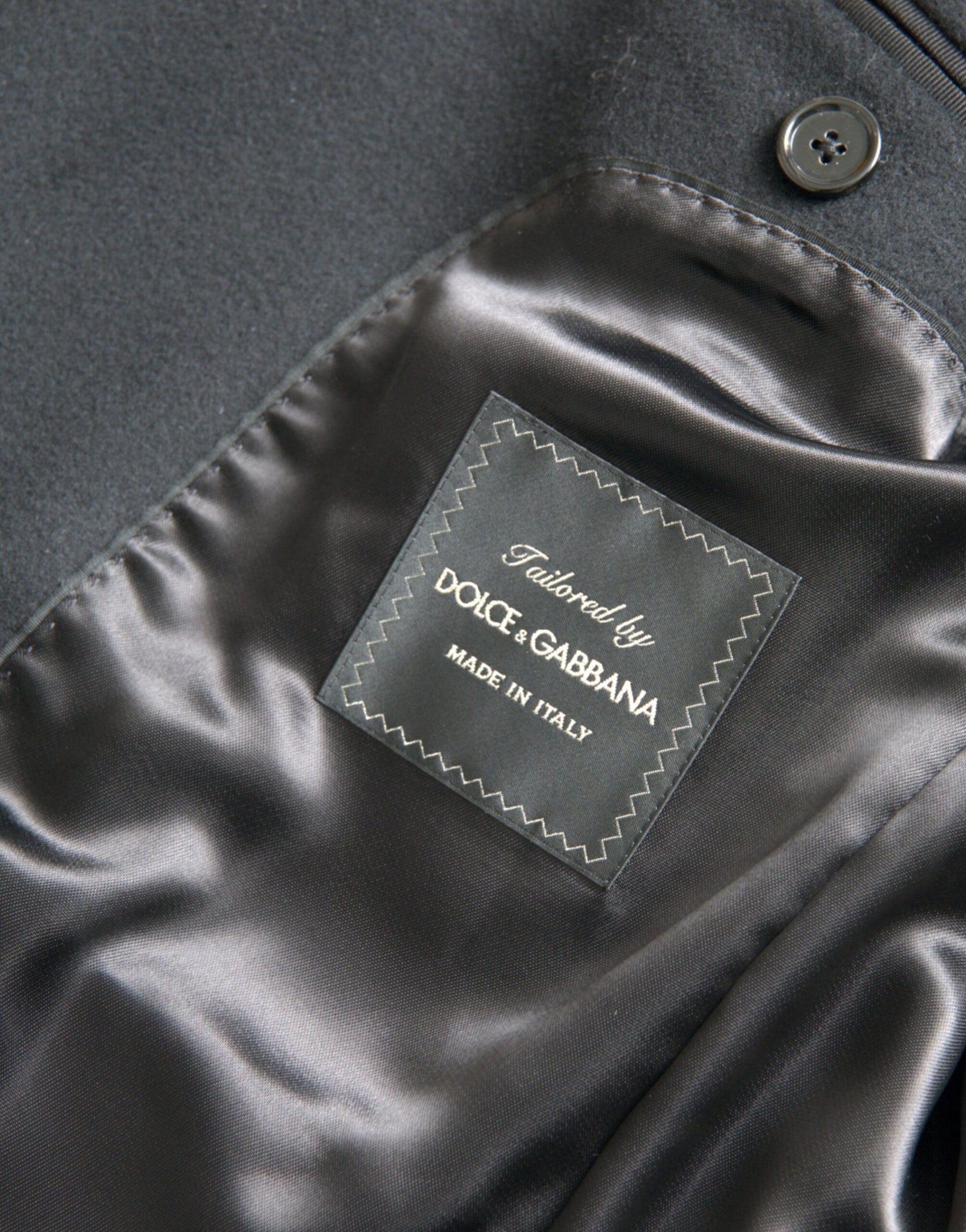 Dolce & Gabbana Black Single Breasted Trench Coat Jacket | Regal Royce