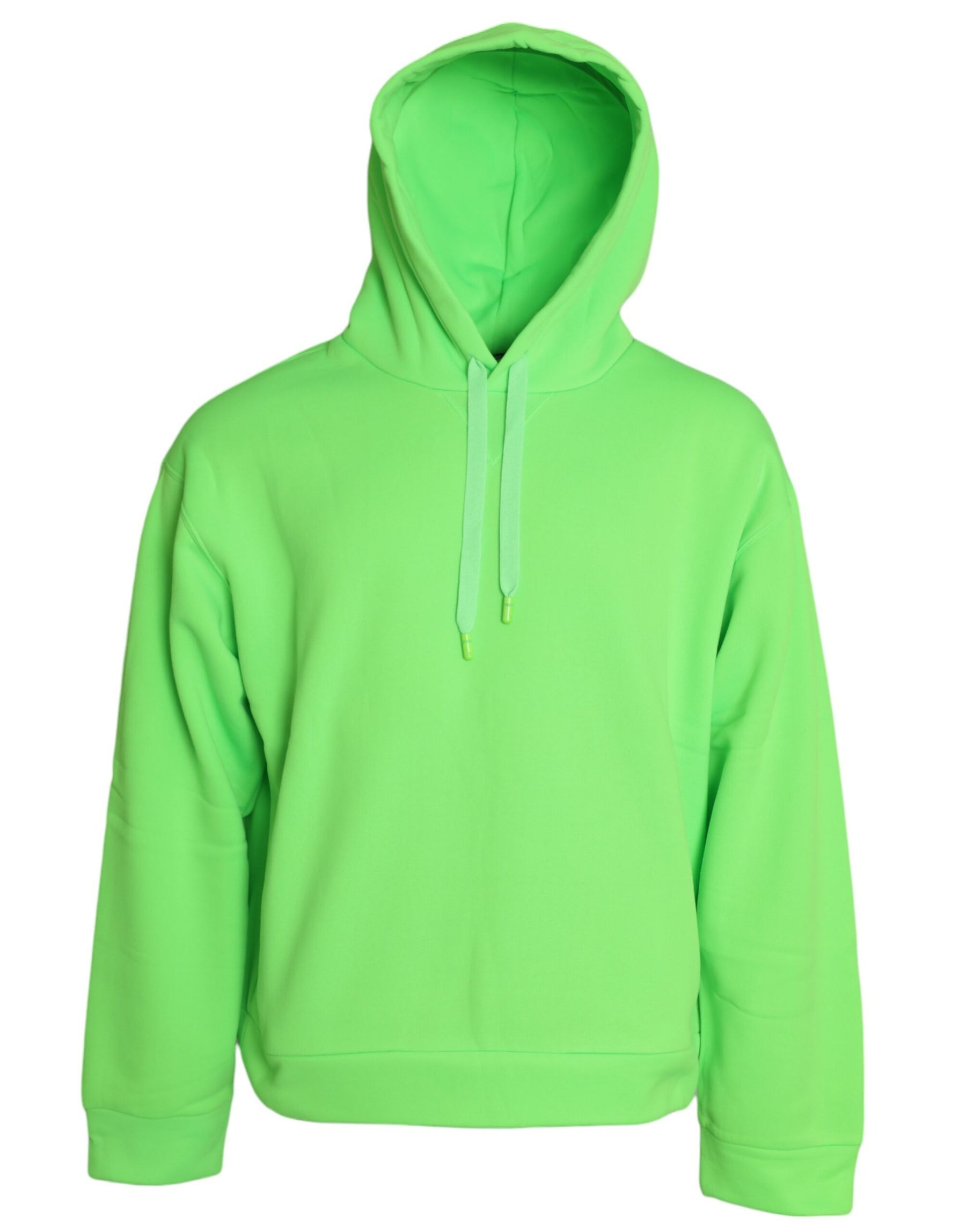 Dolce & Gabbana Neon Green Hooded Top Pullover Sweater | Regal Royce