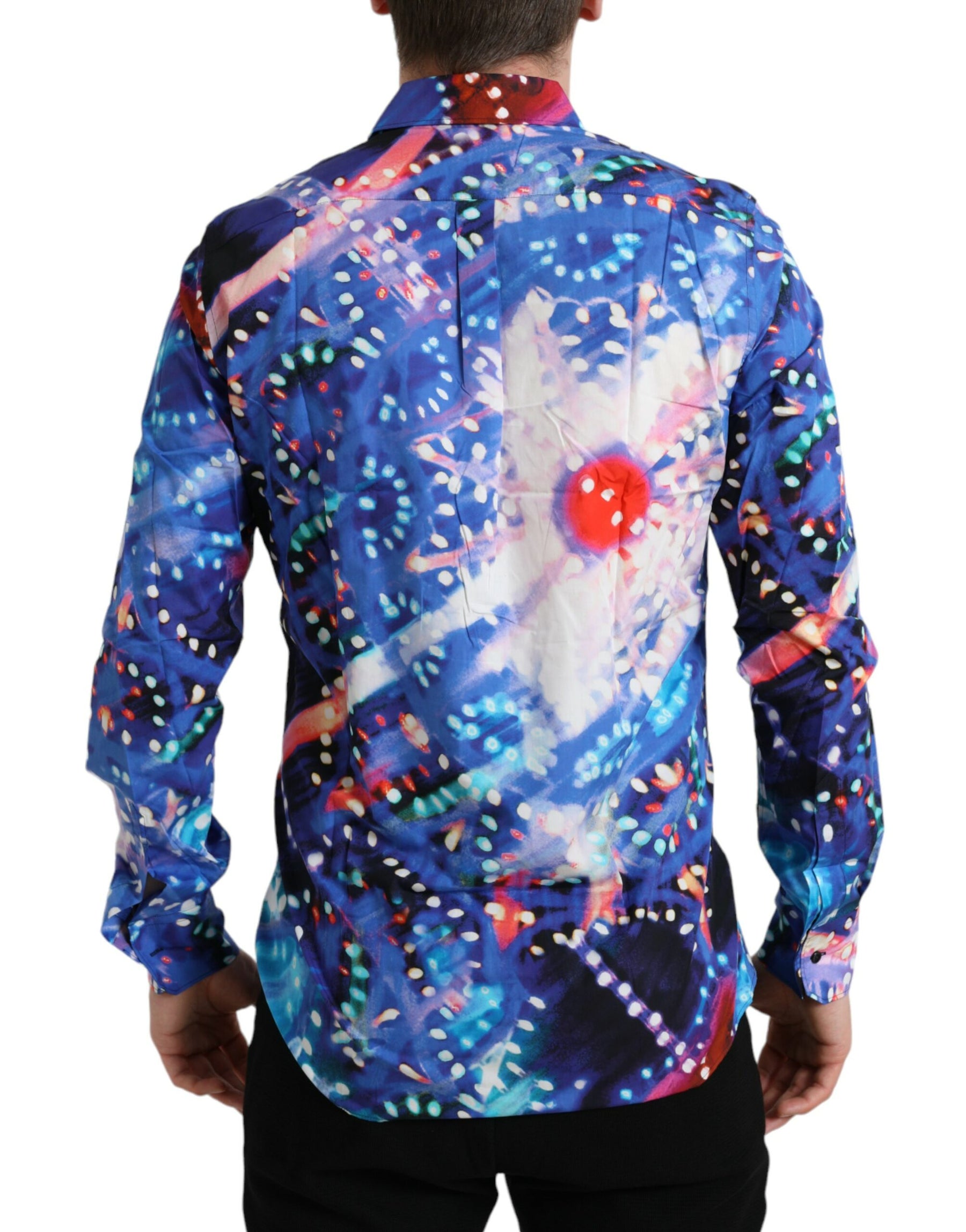 Dolce & Gabbana Multicolor Luminarie Slim MARTINI Shirt | Regal Royce