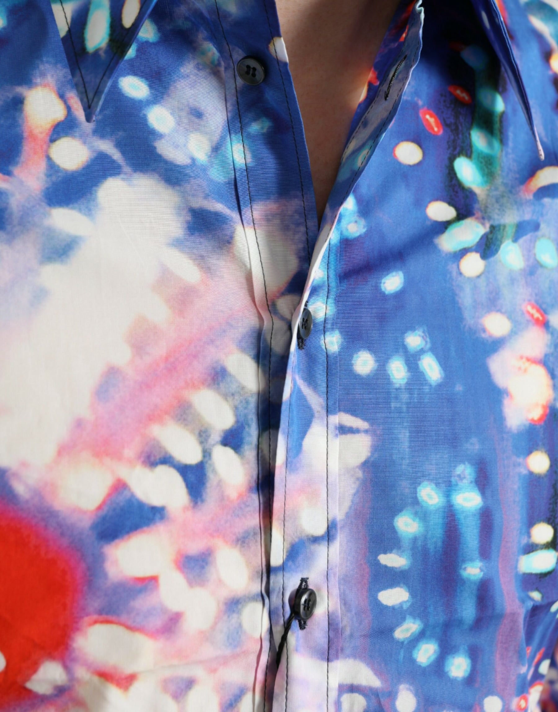 Dolce & Gabbana Multicolor Luminarie Slim MARTINI Shirt | Regal Royce