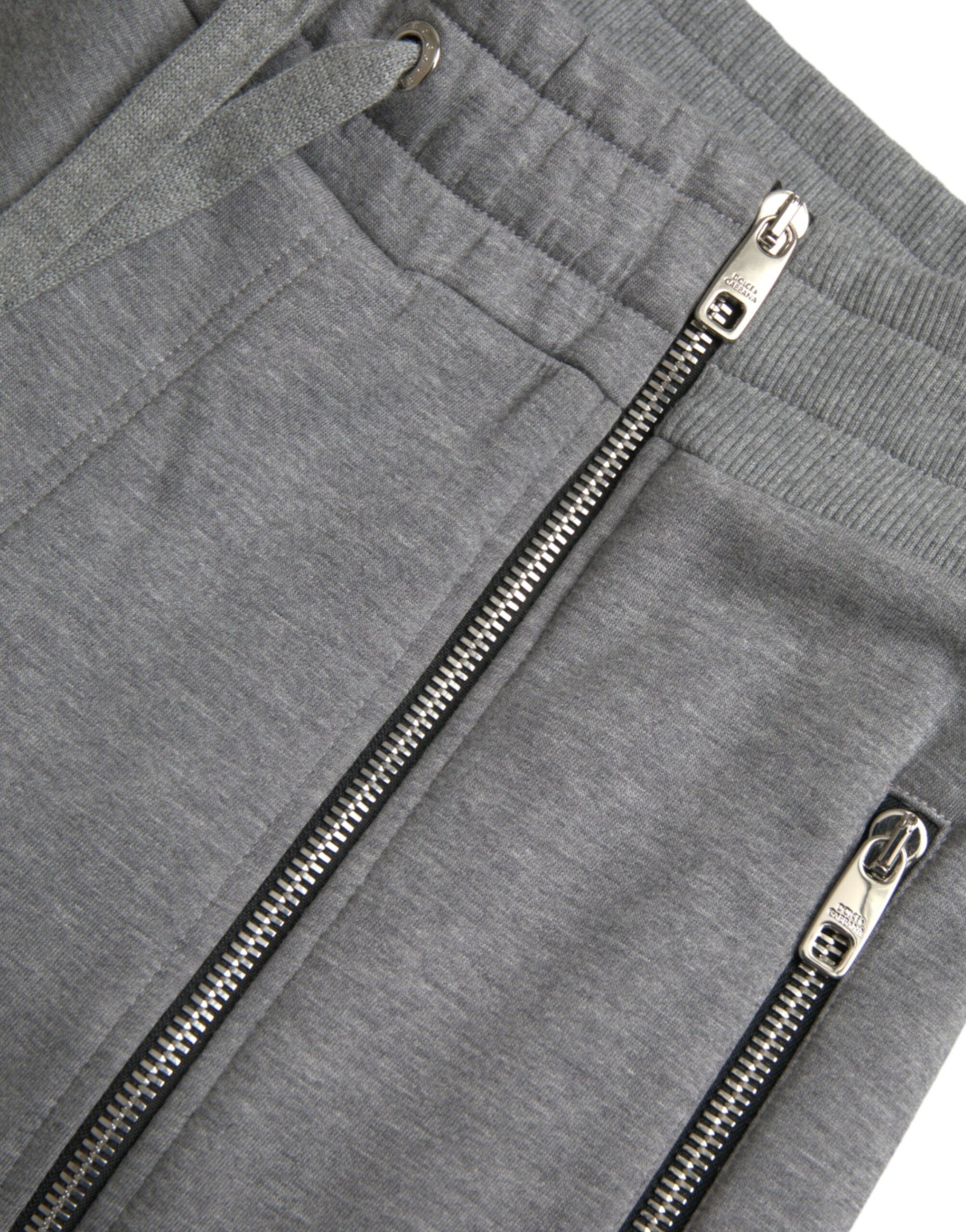 Dolce & Gabbana Gray Cotton Jogger Skinny Sweatpants Pants | Regal Royce