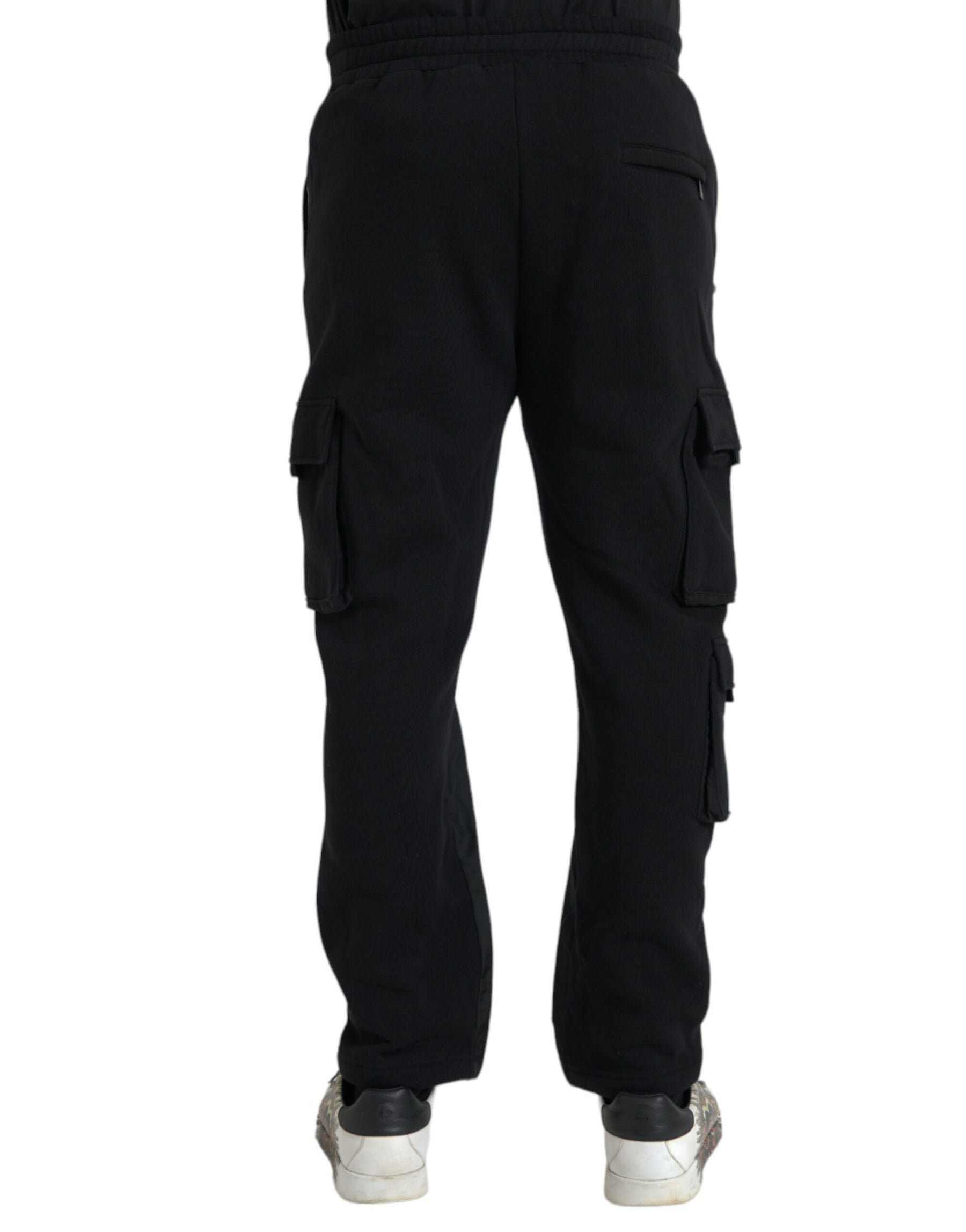 Dolce & Gabbana Black Cotton Blend Skinny Pants | Regal Royce