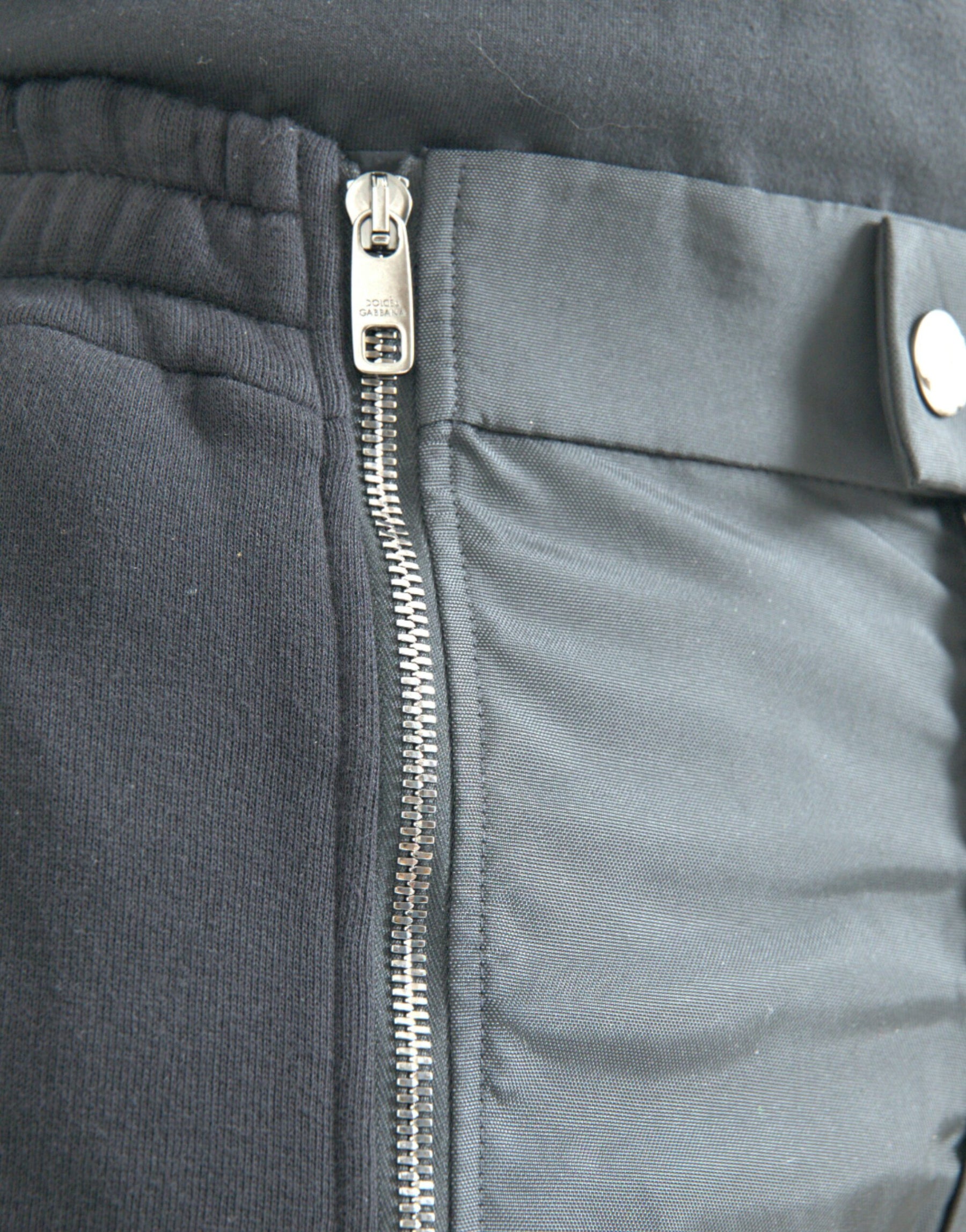 Dolce & Gabbana Black Cotton Blend Skinny Pants | Regal Royce