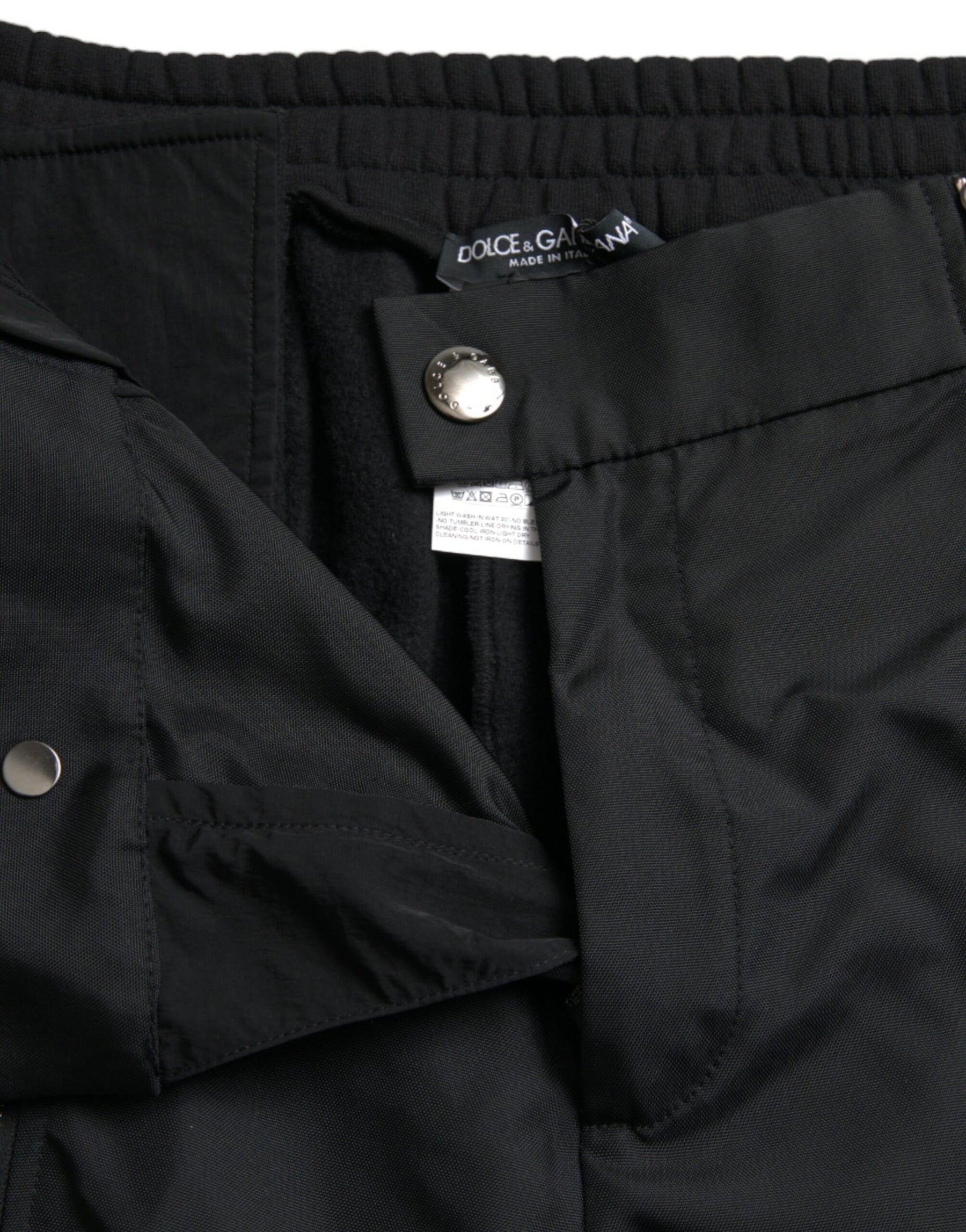 Dolce & Gabbana Black Cotton Blend Skinny Pants | Regal Royce