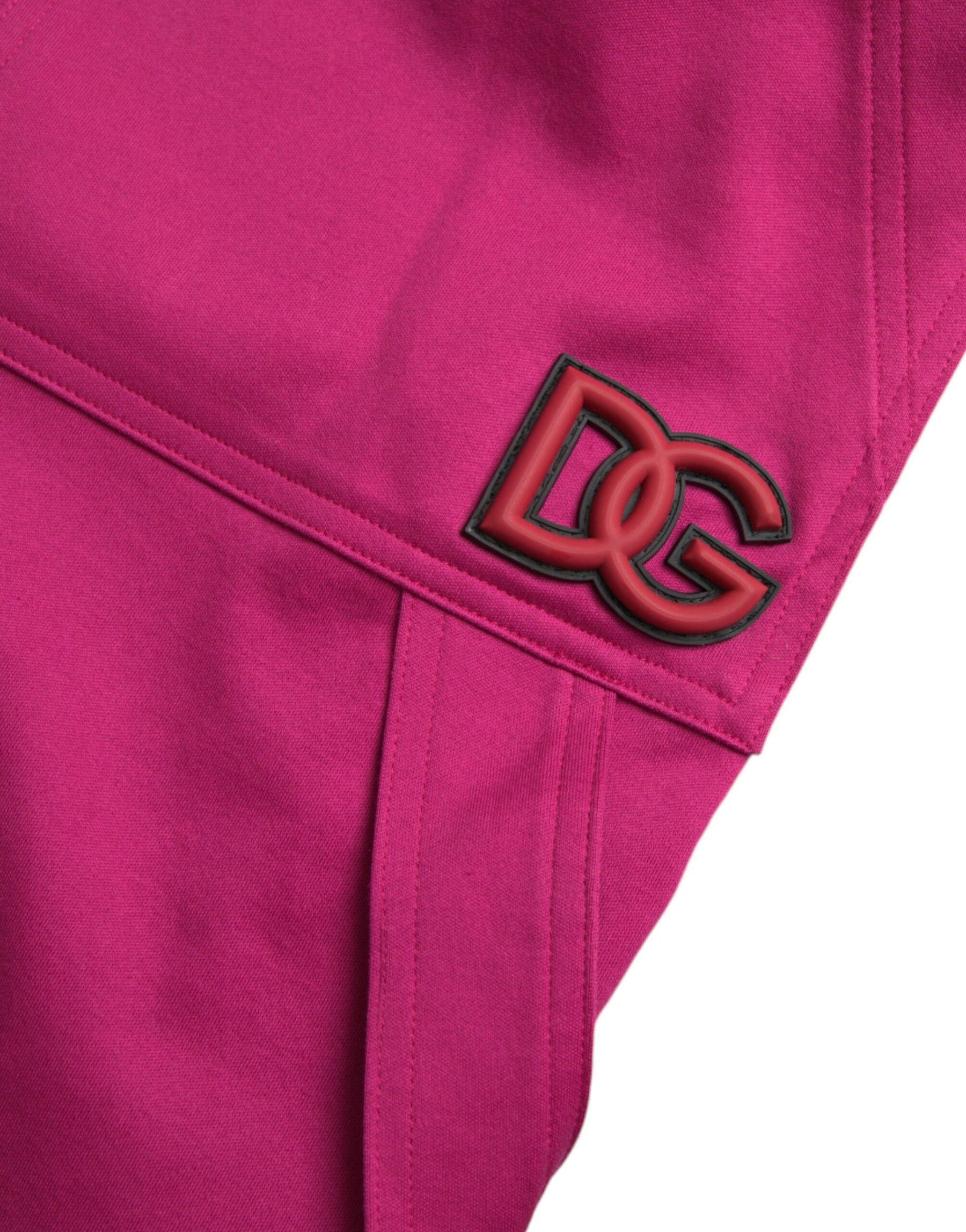 Dolce & Gabbana Pink Logo Cargo Cotton Jogger Sweatpants Pants | Regal Royce