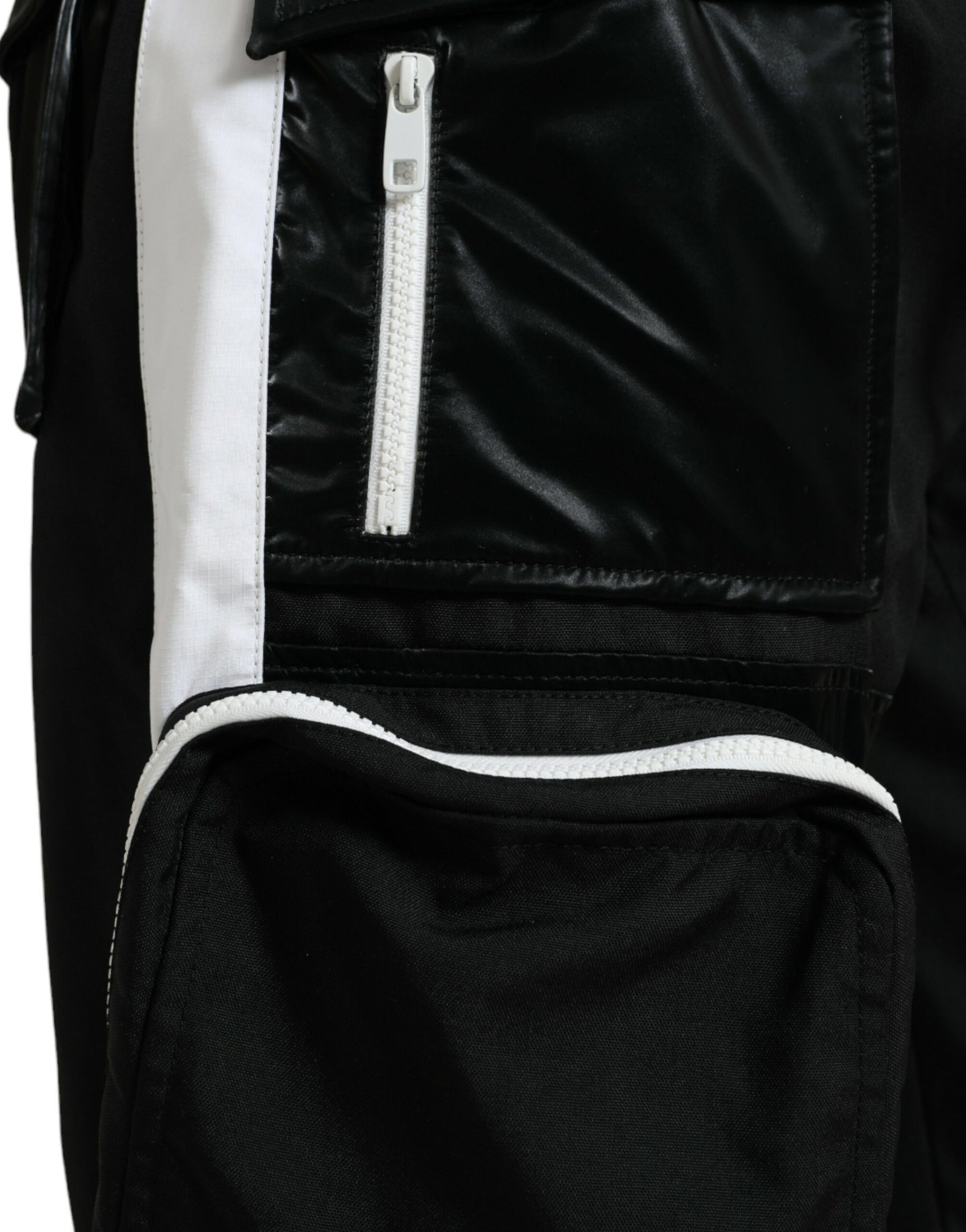 Dolce & Gabbana Black Nylon Cargo Jogger Men Sweatpants Pants | Regal Royce