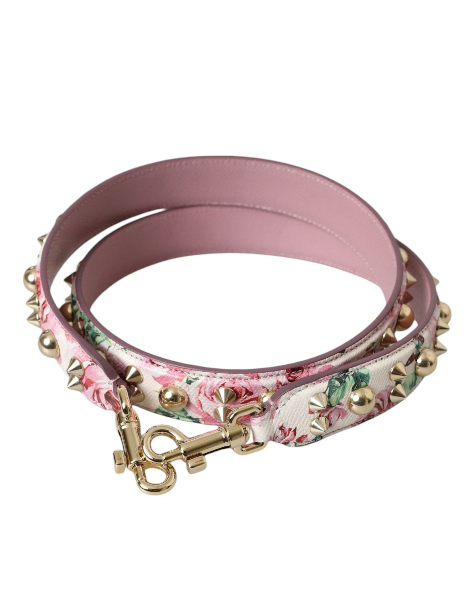 Dolce & Gabbana Pink Floral Handbag Accessory Shoulder Strap | Regal Royce