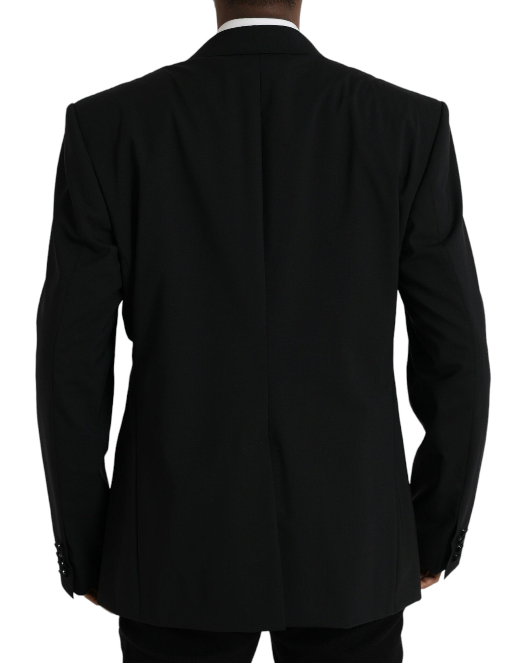 Dolce & Gabbana Black SICILIA Single Breasted Coat Blazer | Regal Royce